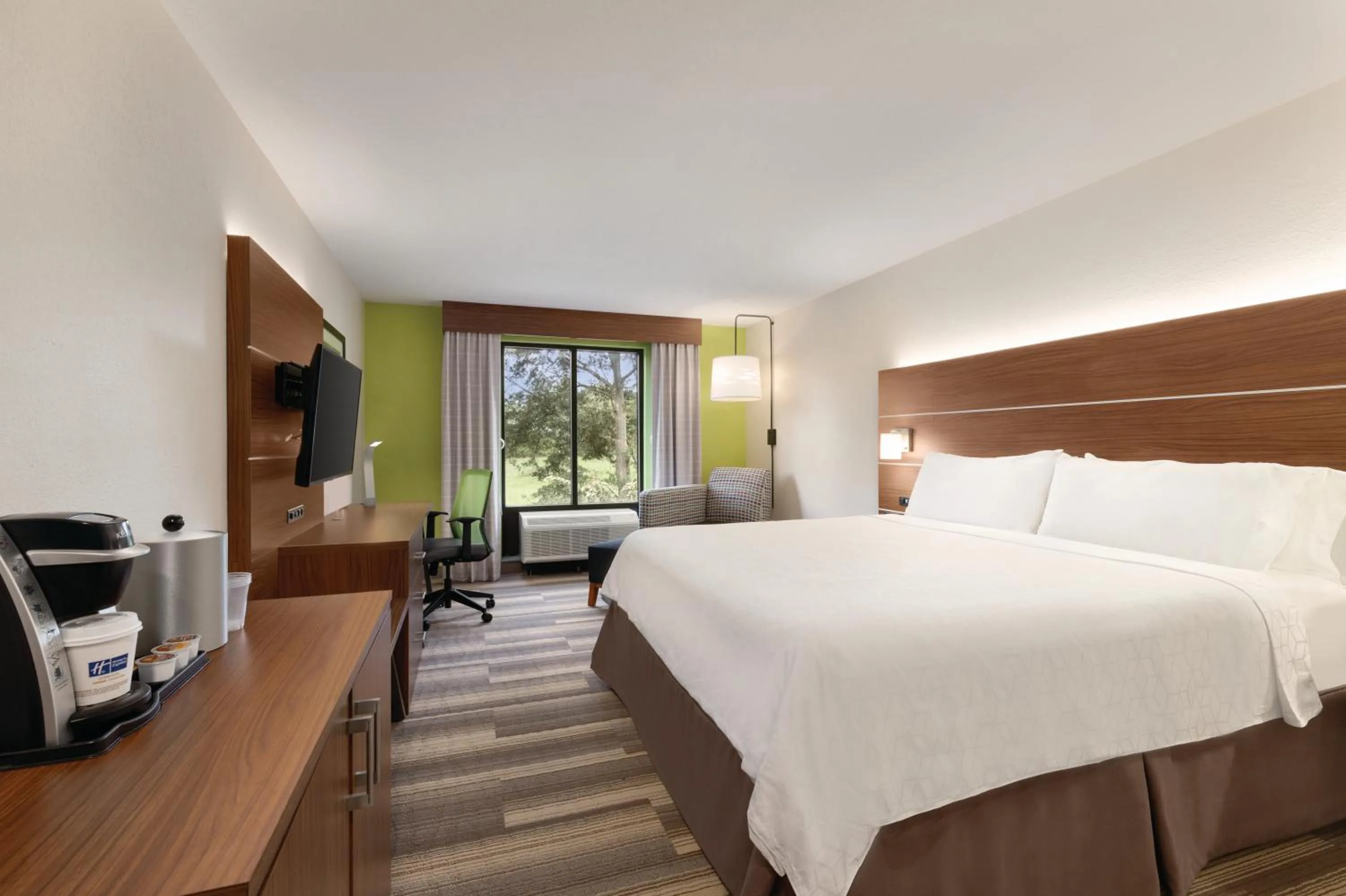 Photo of the whole room, Bed in Holiday Inn Express Hotel & Suites Lavonia by IHG
