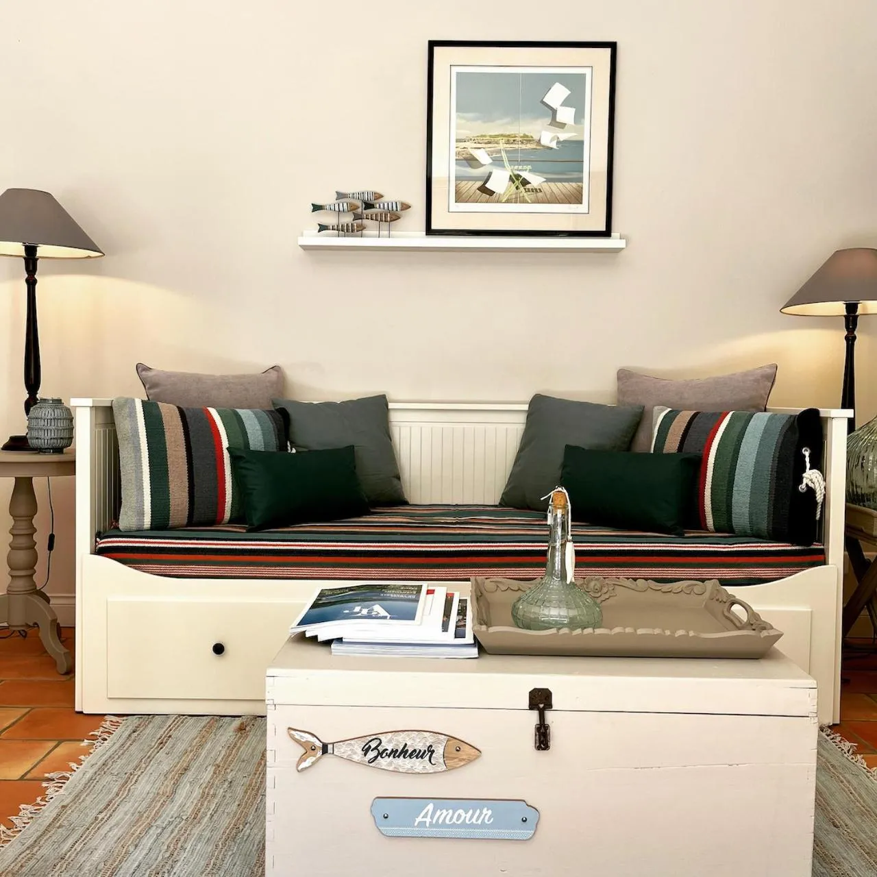 Living room in Les Aurochs