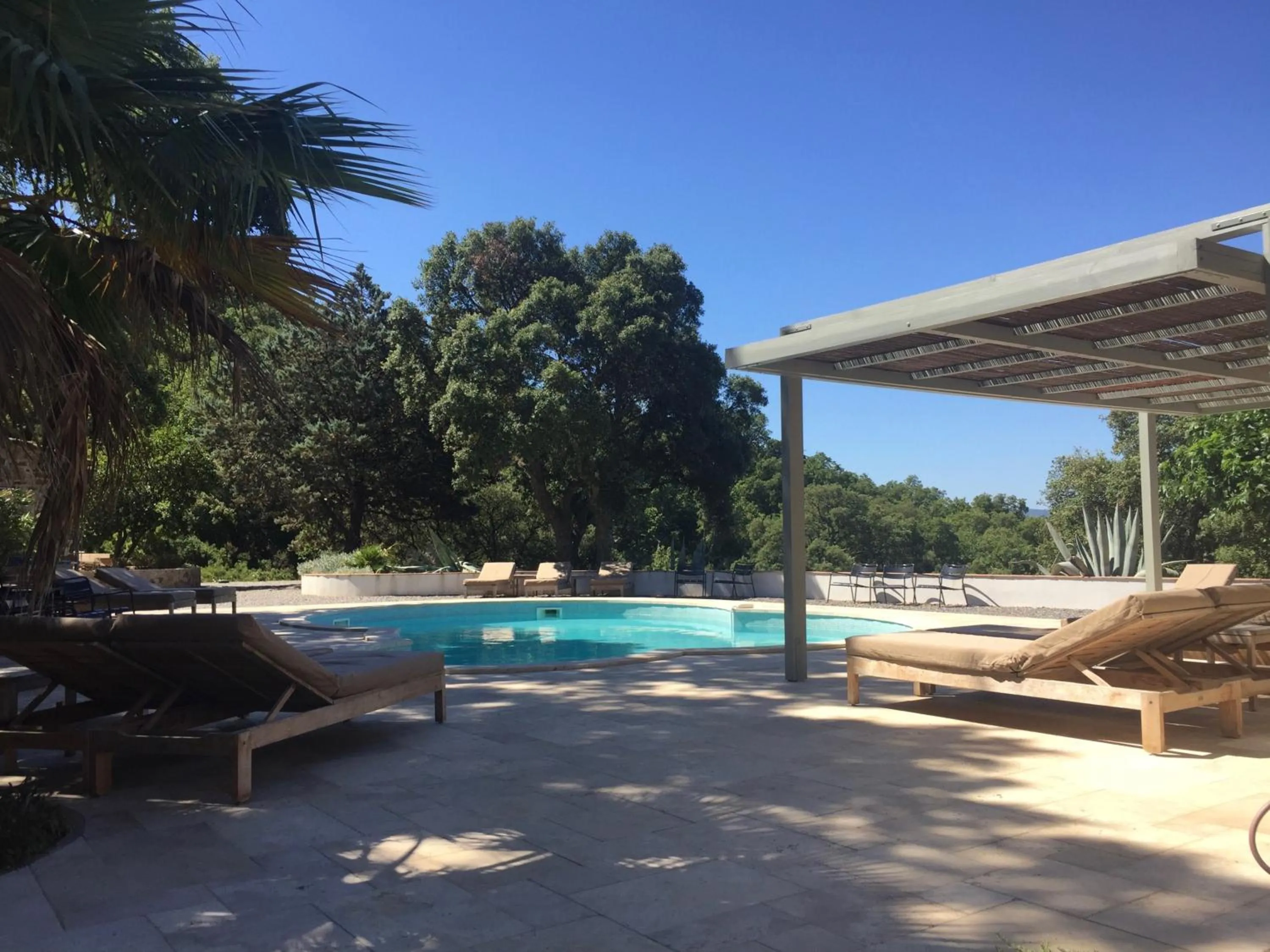 Swimming pool in Les Aurochs