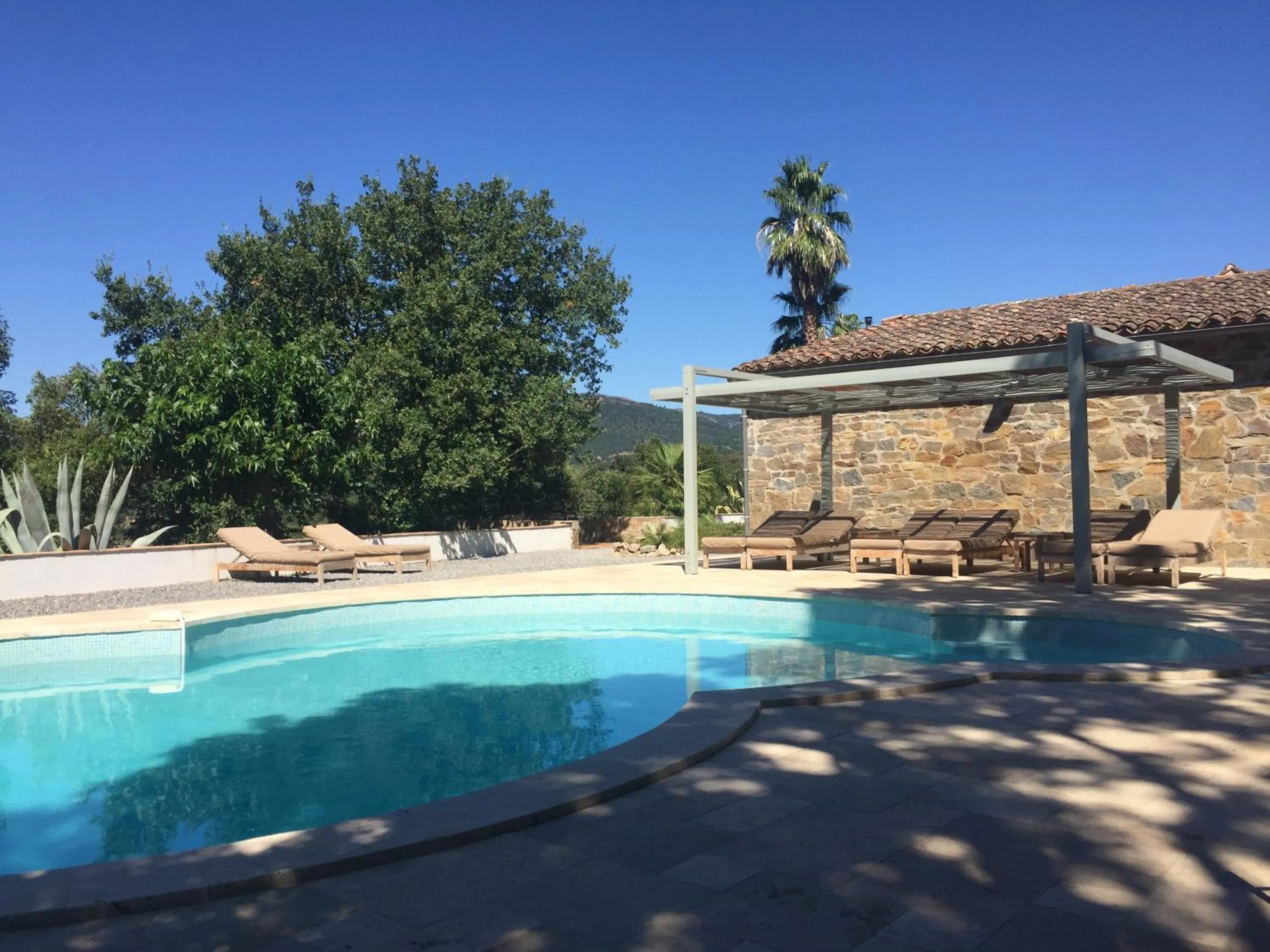 Swimming pool in Les Aurochs