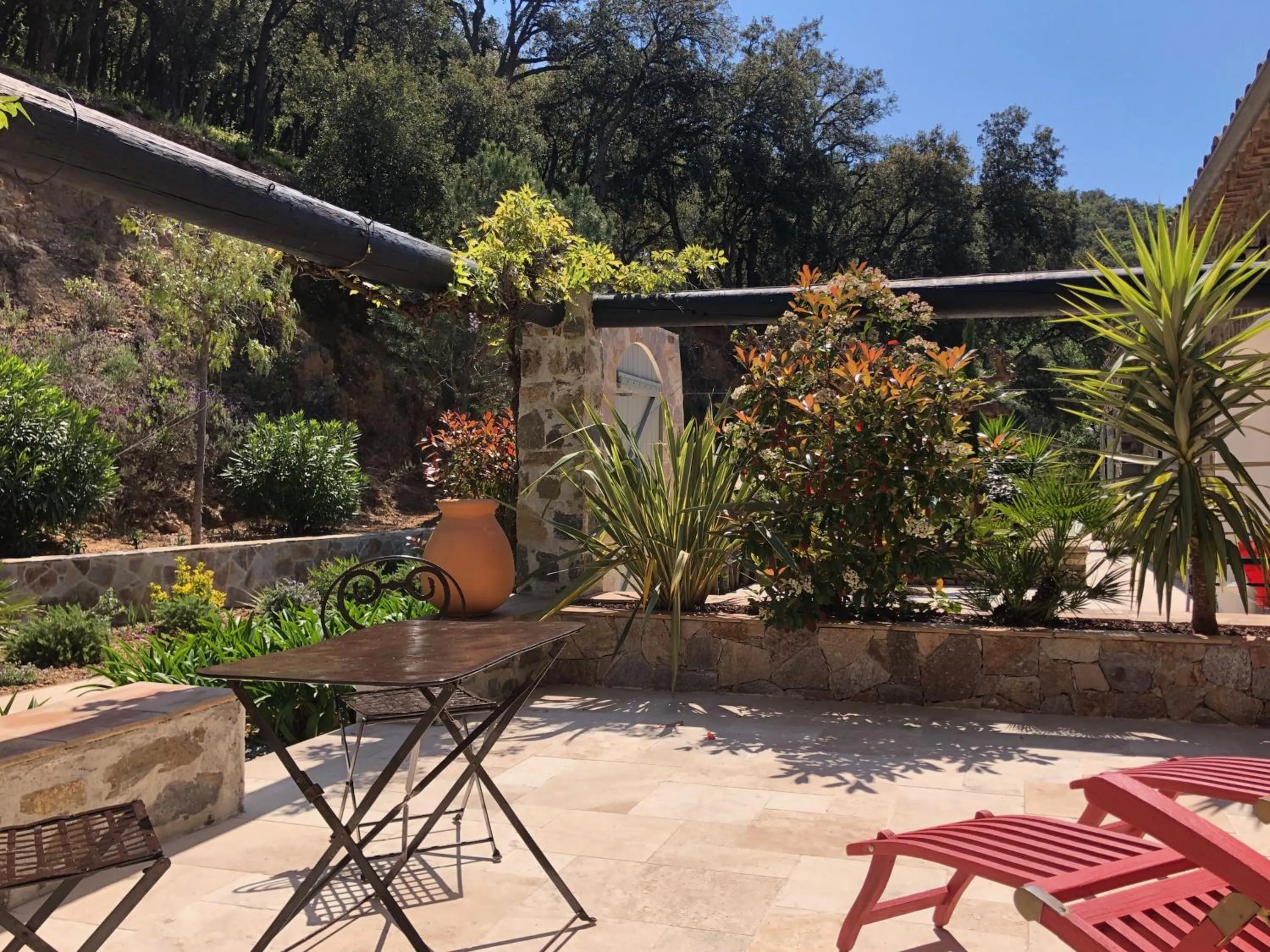 Patio in Les Aurochs