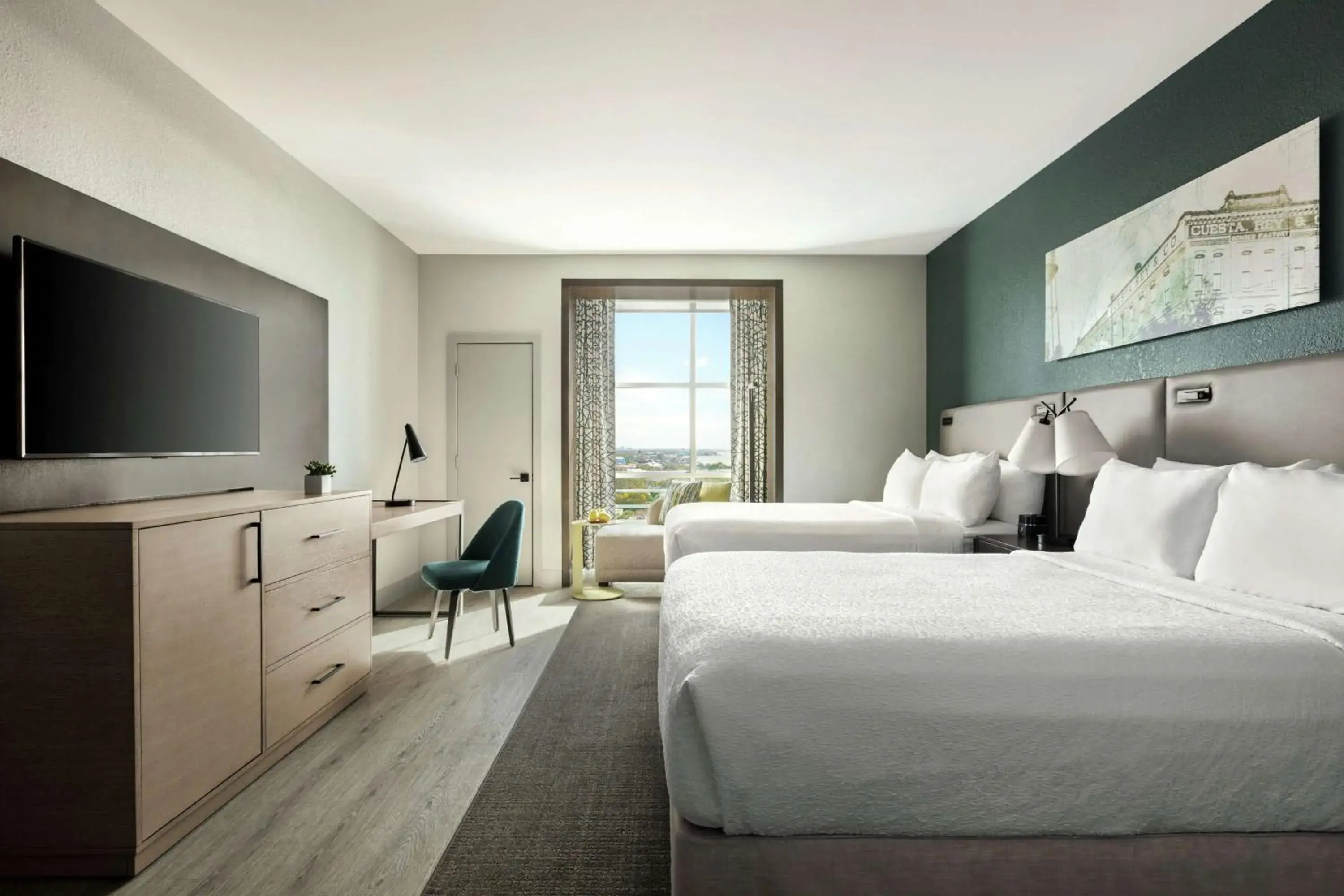 Double Room with City View in Hotel Alba Tampa, Tapestry Collection By Hilton Double Room with City View in Hotel Alba Tampa, Tapestry Collection By Hilton