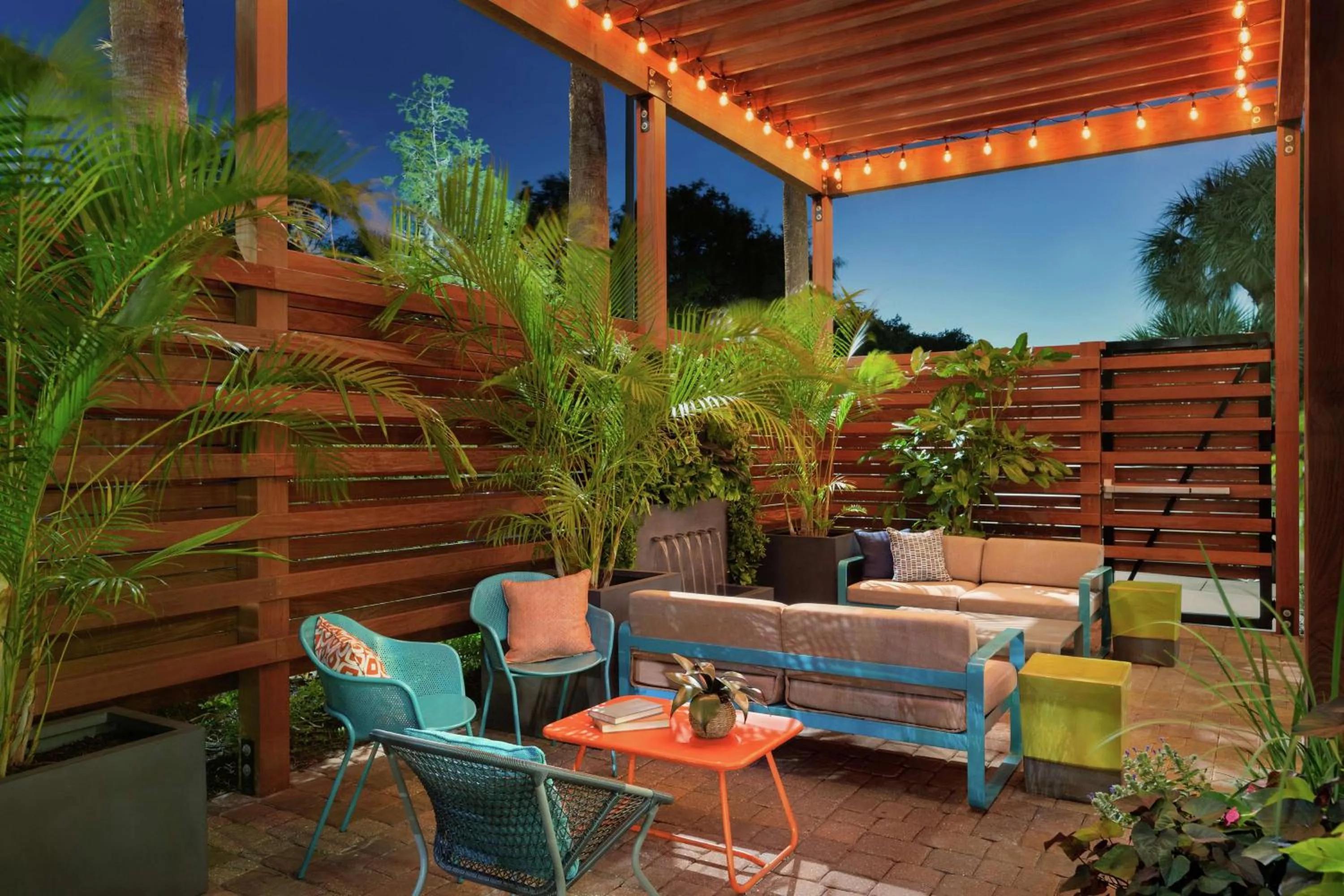 Patio in Hotel Alba Tampa, Tapestry Collection By Hilton