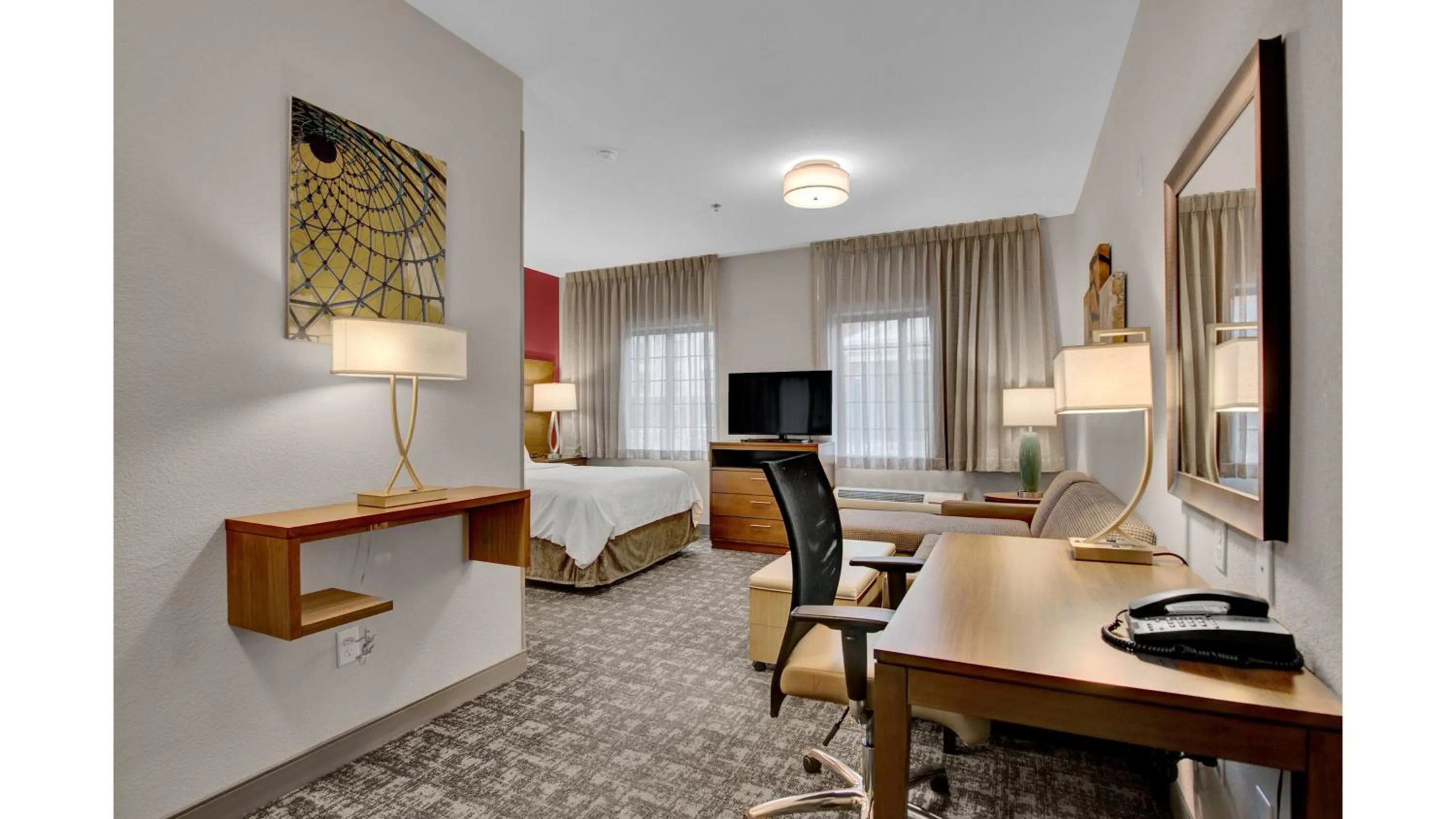 Photo of the whole room, Bed in Staybridge Suites Salt Lake-West Valley City by IHG