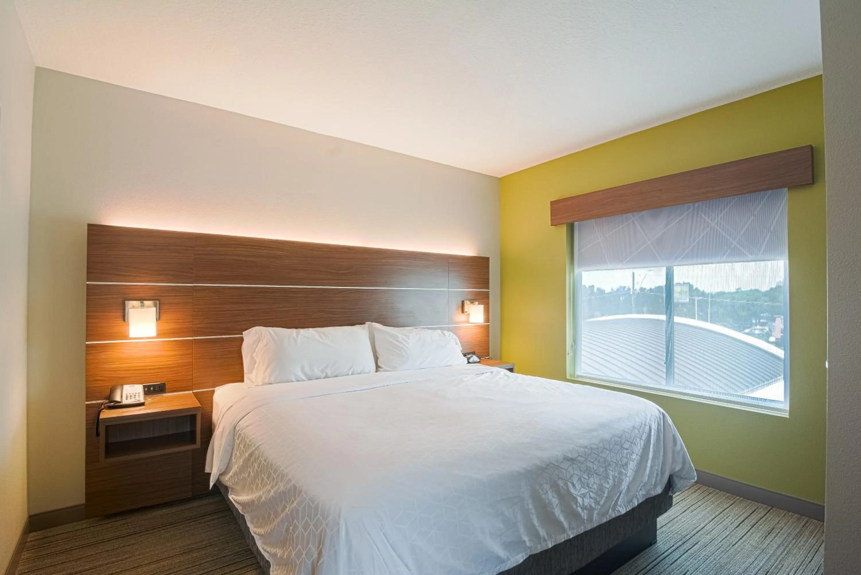 Bed in Holiday Inn Express Hotel & Suites Tampa-USF-Busch Gardens by IHG