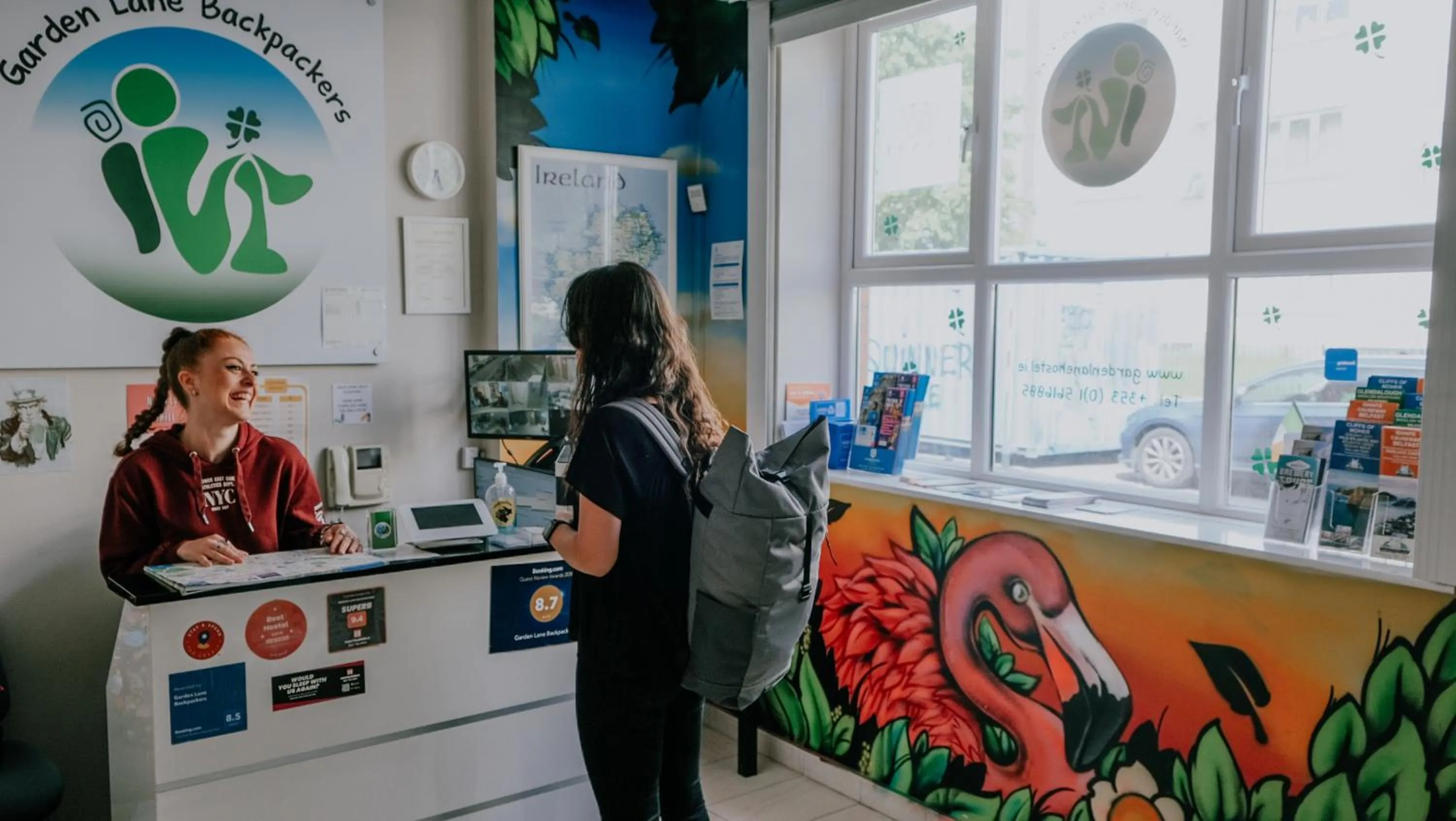 Staff in Garden Lane Backpackers