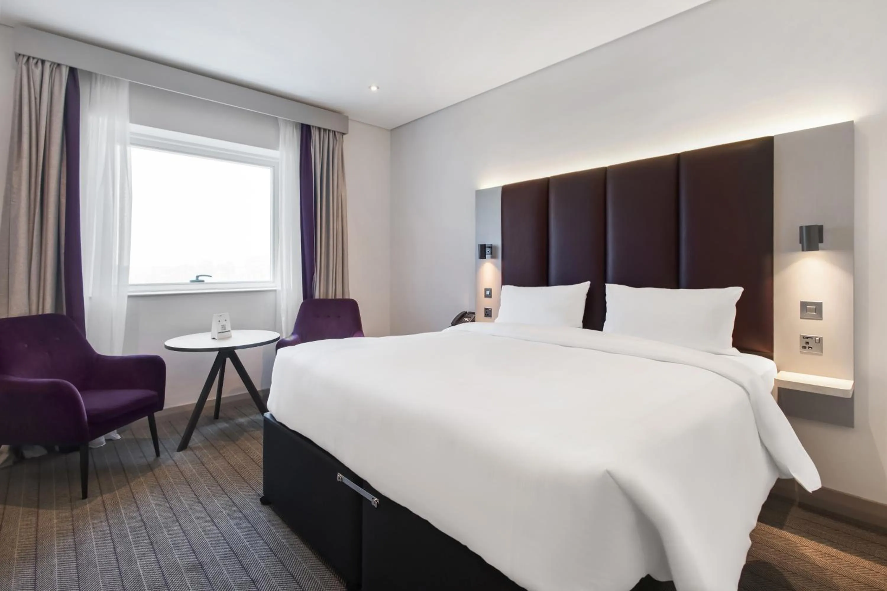 Bed in Premier Inn Dubai International Airport - An Emirates Group Company
