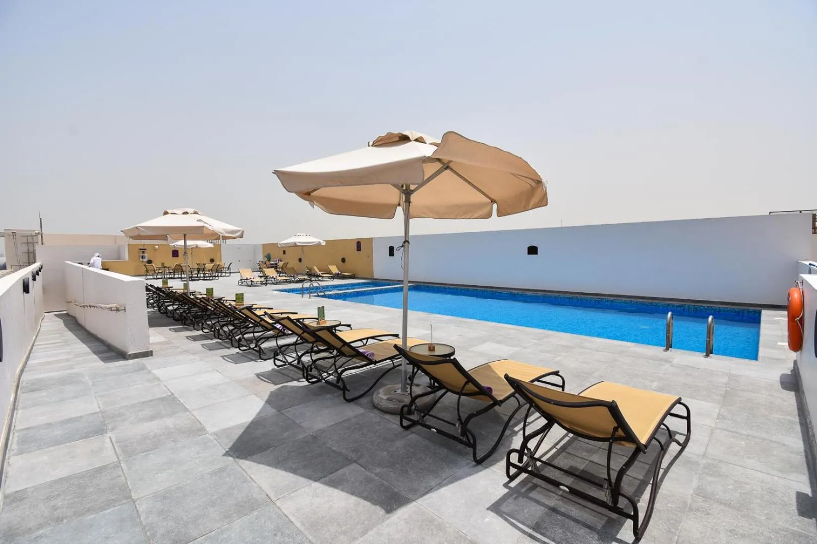 Swimming pool in Premier Inn Dubai International Airport - An Emirates Group Company