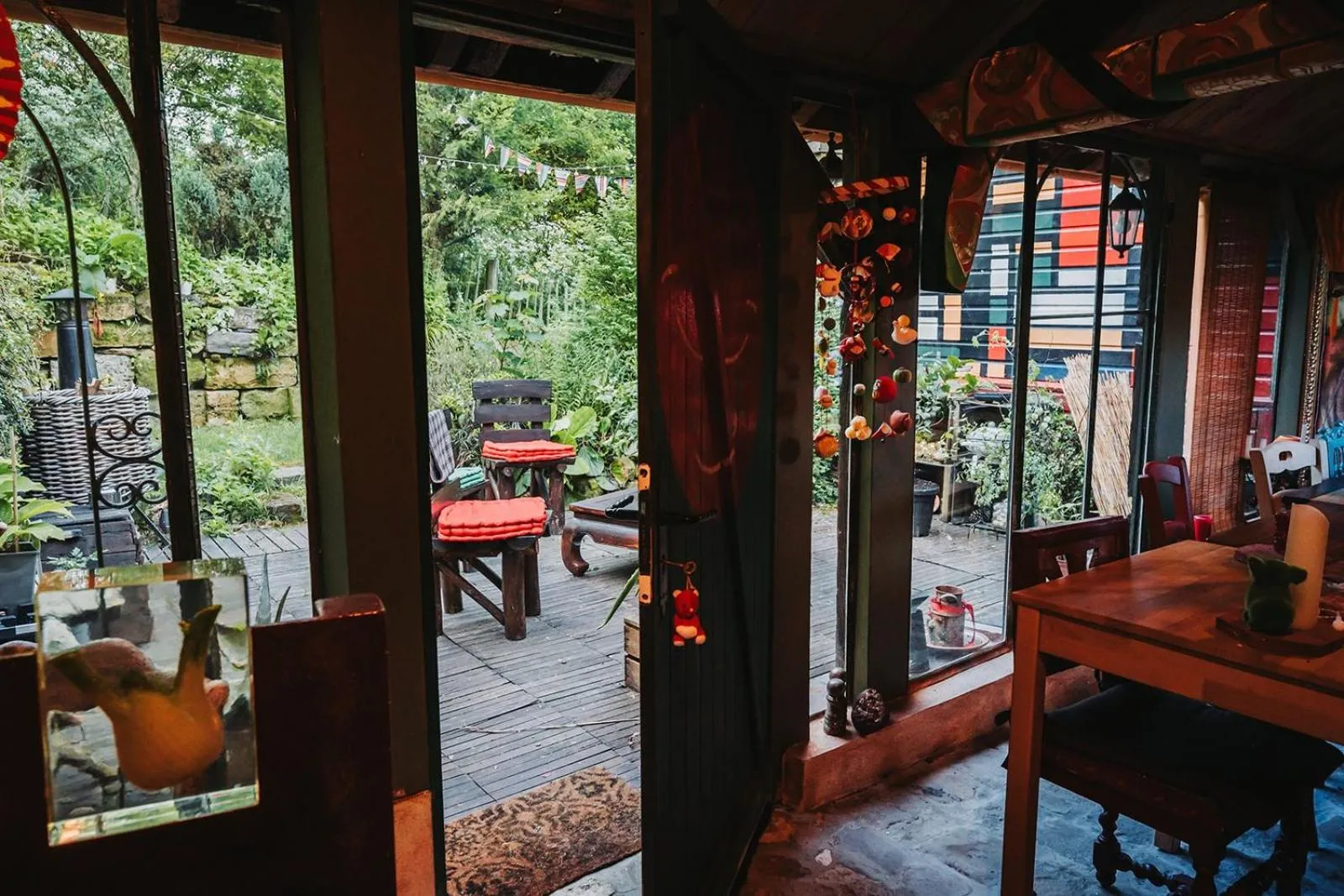 Patio in Au2 Maison d'Hôtes - Guest House Au2