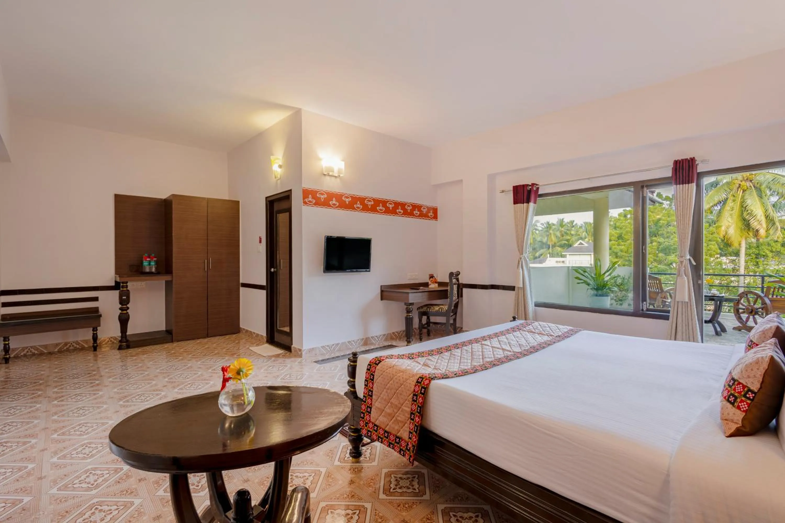 Bedroom, Bed in Sterling Palavelli Godavari