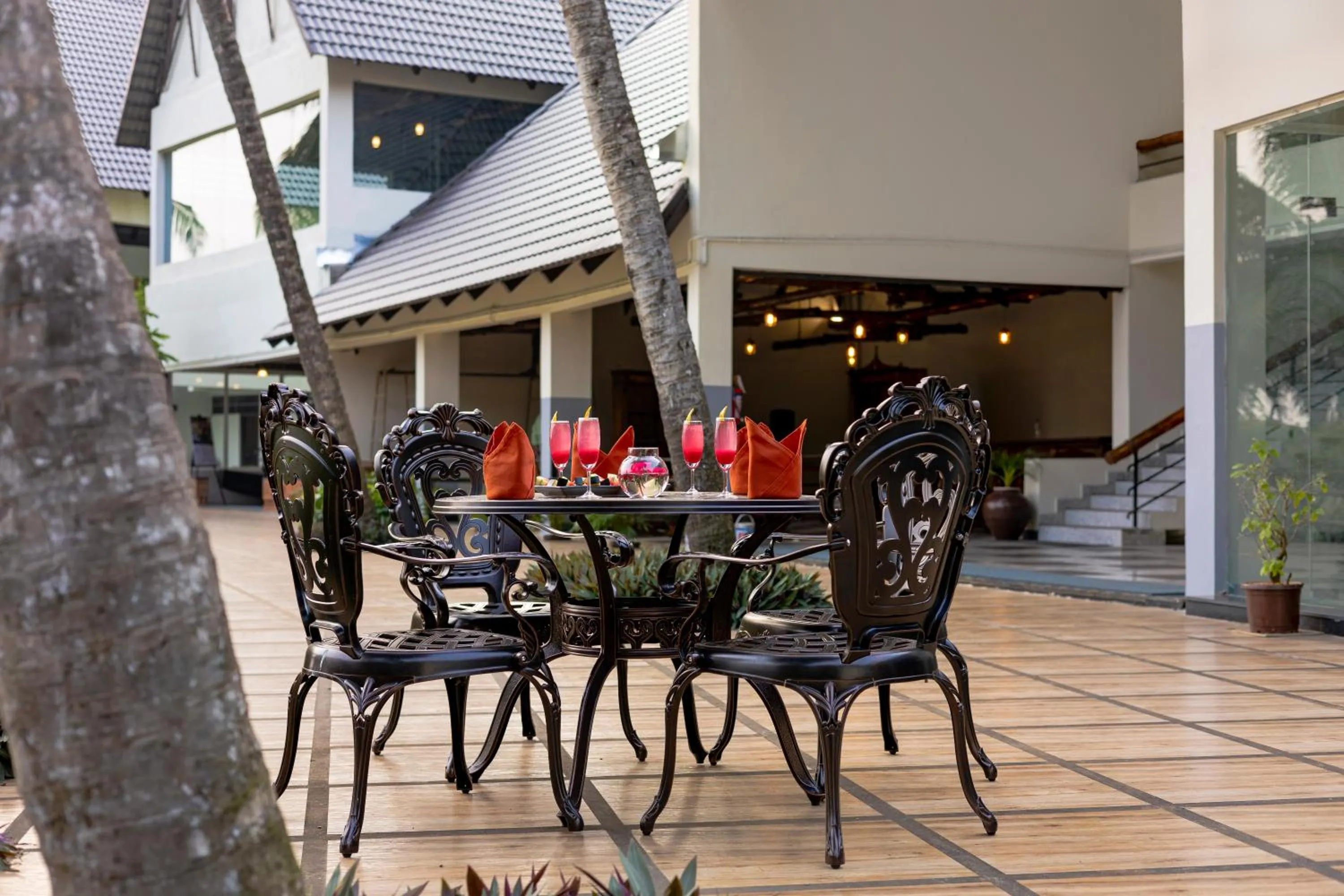 Dining area in Sterling Palavelli Godavari