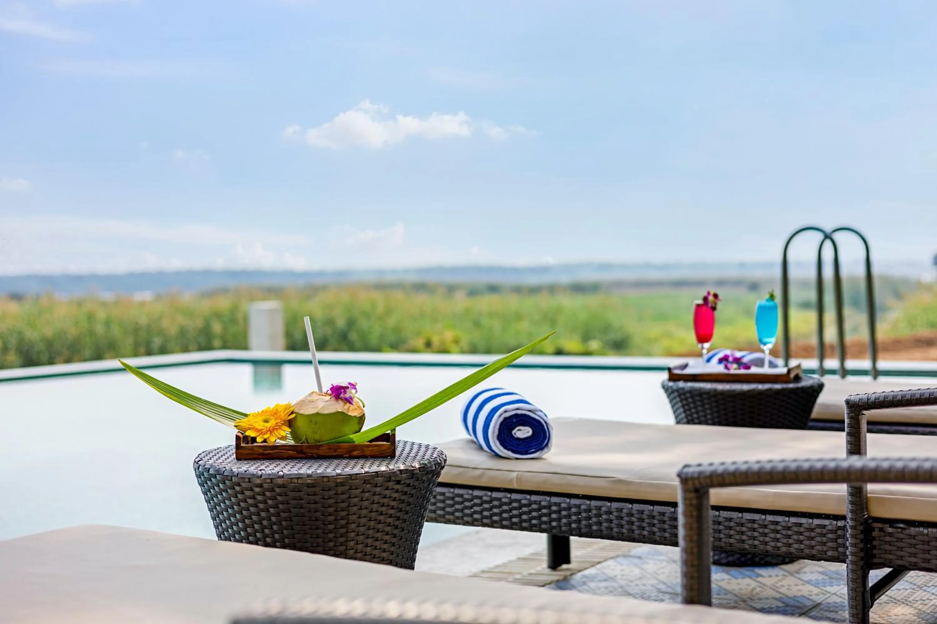 Swimming pool in Sterling Palavelli Godavari