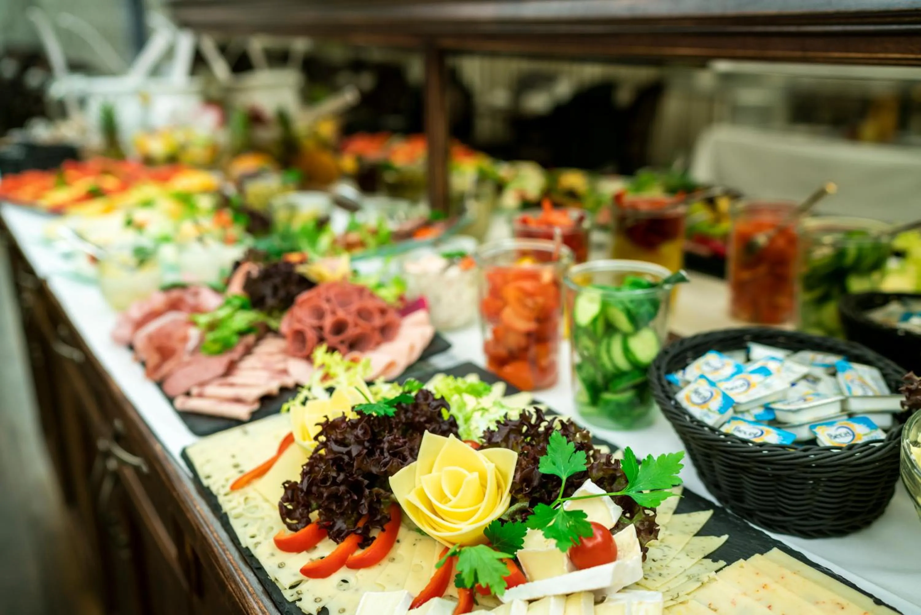 Buffet breakfast in Aparthotel Altes Dresden