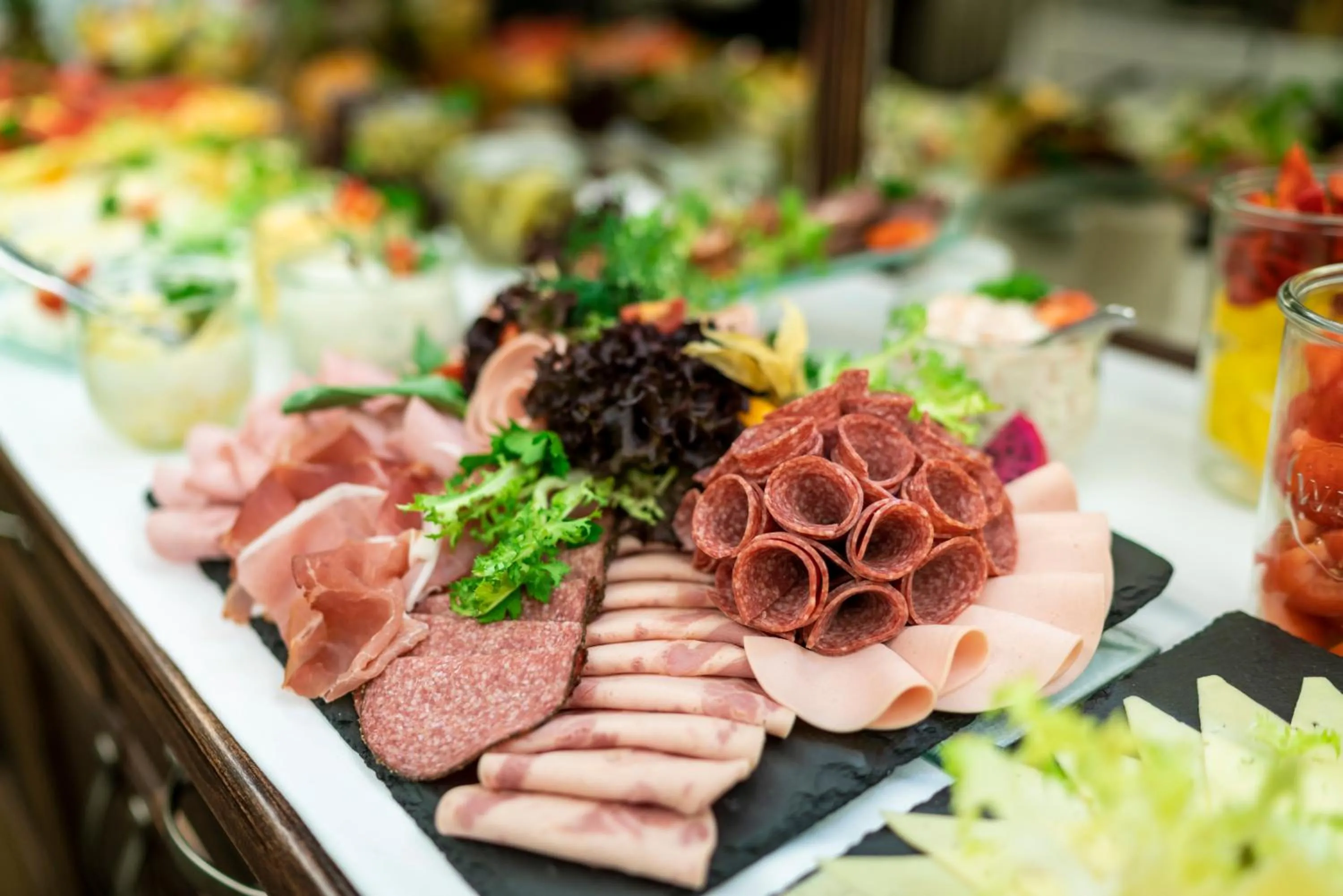 Buffet breakfast in Aparthotel Altes Dresden