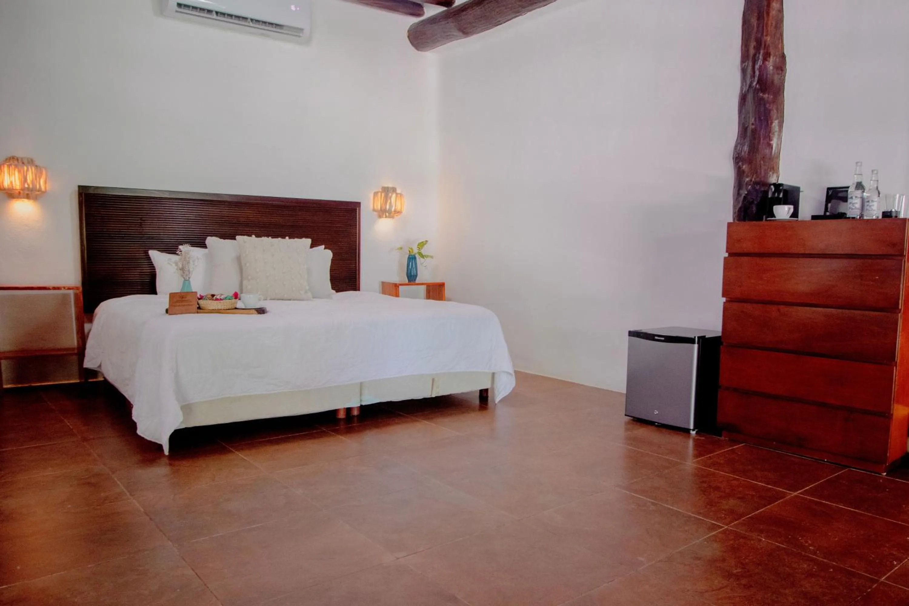 Bedroom, Bed in Hotel Las Nubes Holbox