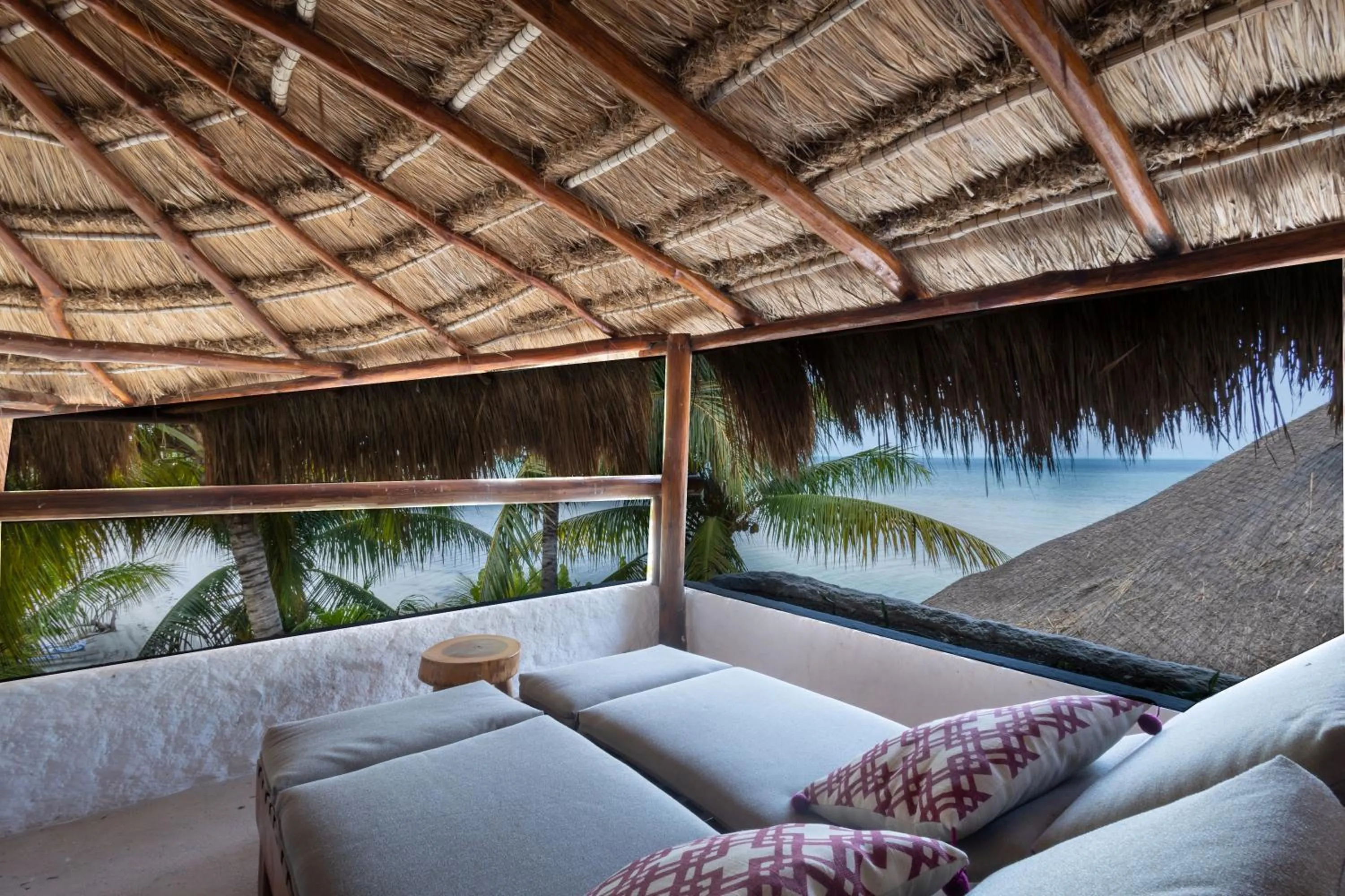 Living room in Hotel Las Nubes Holbox