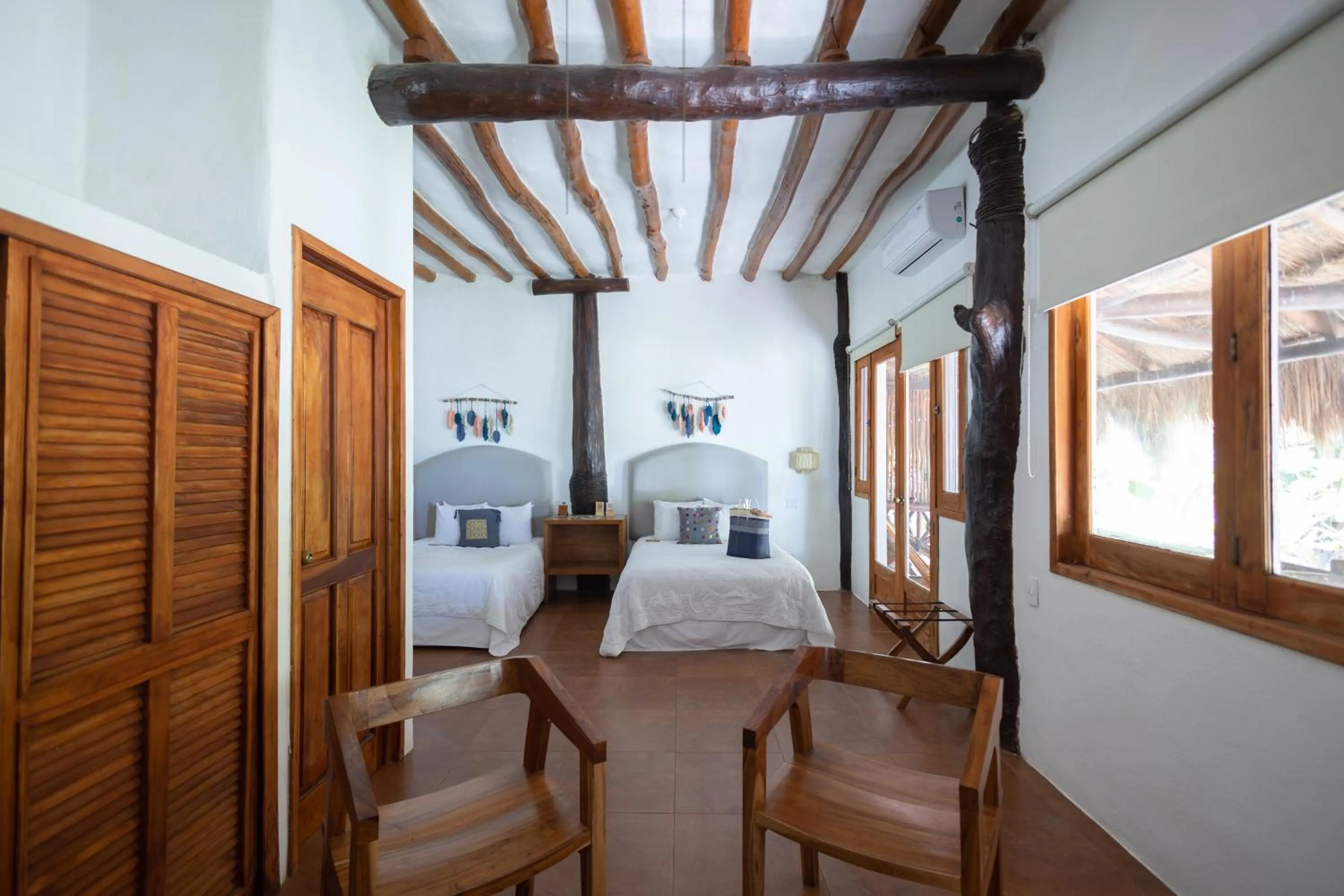 Bedroom, Bed in Hotel Las Nubes Holbox