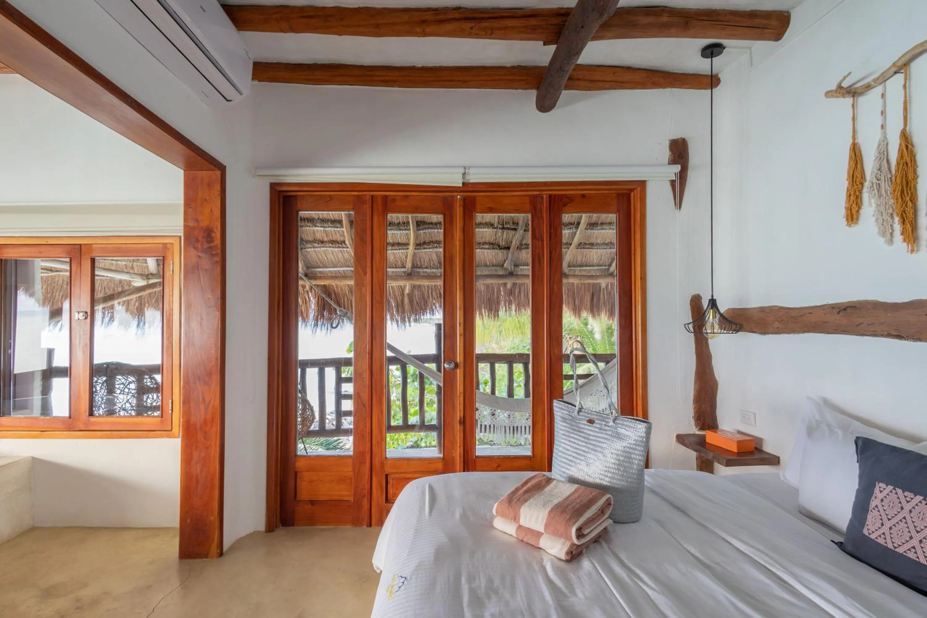 Bedroom, Bed in Hotel Las Nubes Holbox