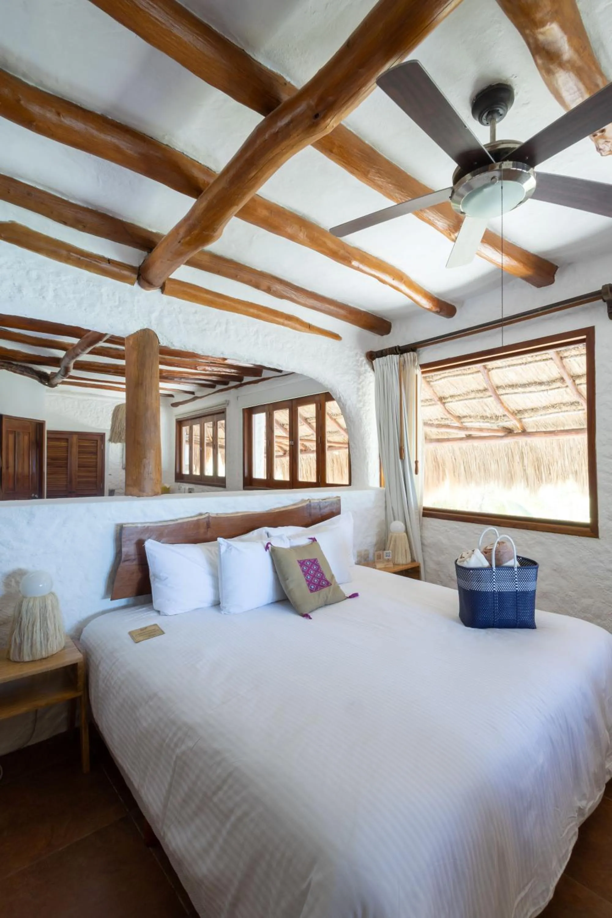 Bed in Hotel Las Nubes Holbox