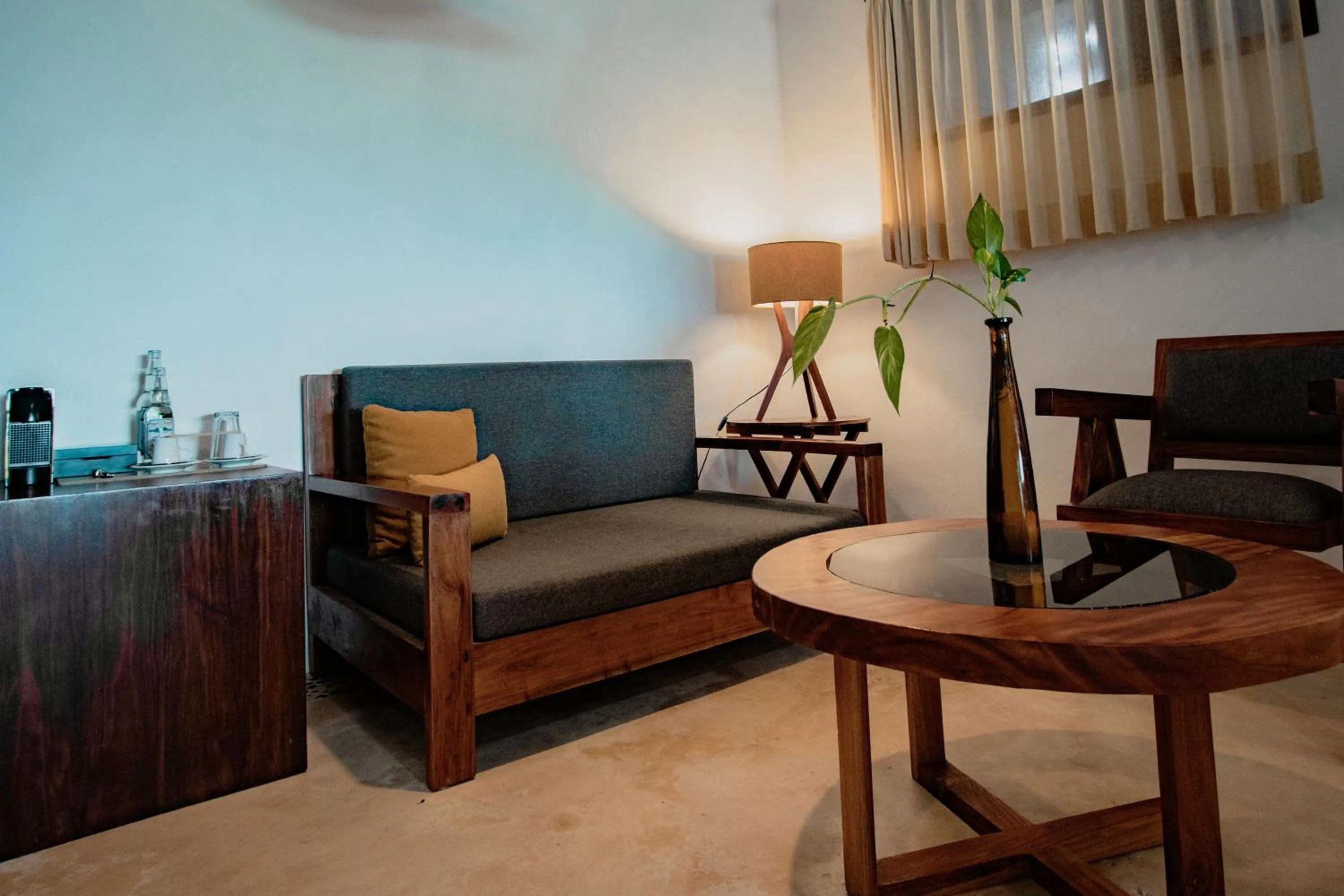 Living room in Hotel Las Nubes Holbox
