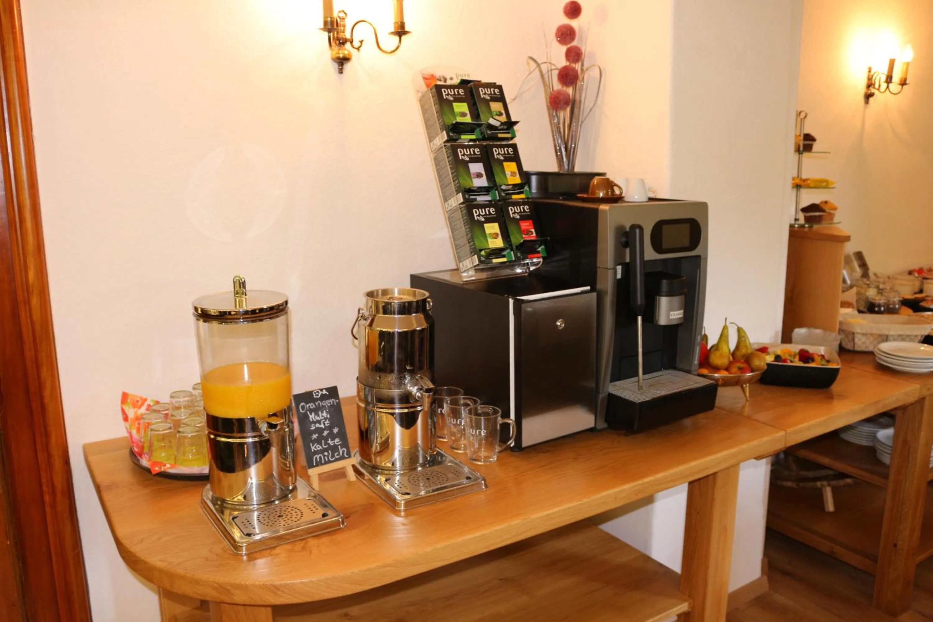 Buffet breakfast in Apart Hotel Paradies