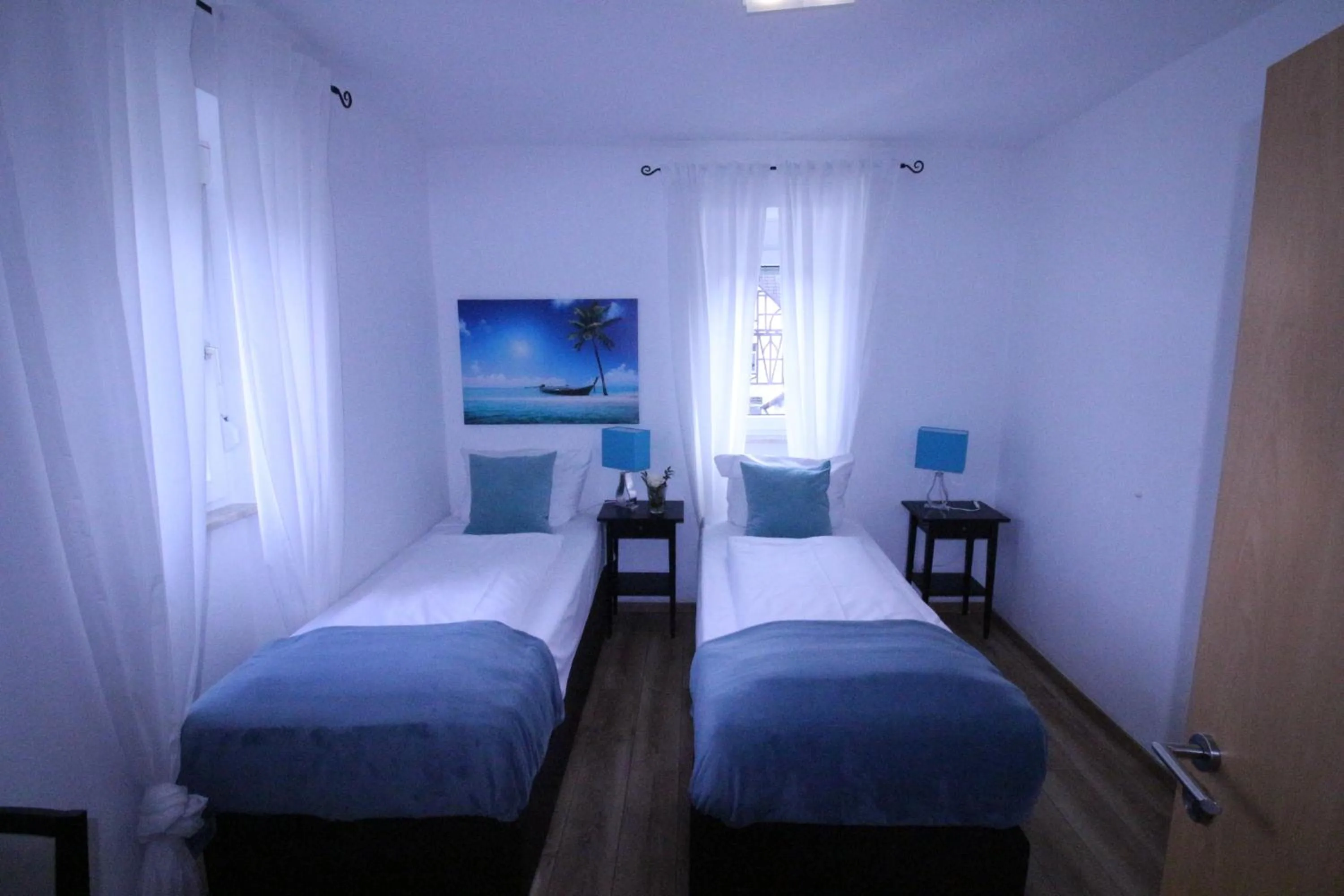 Bed in Apart Hotel Paradies