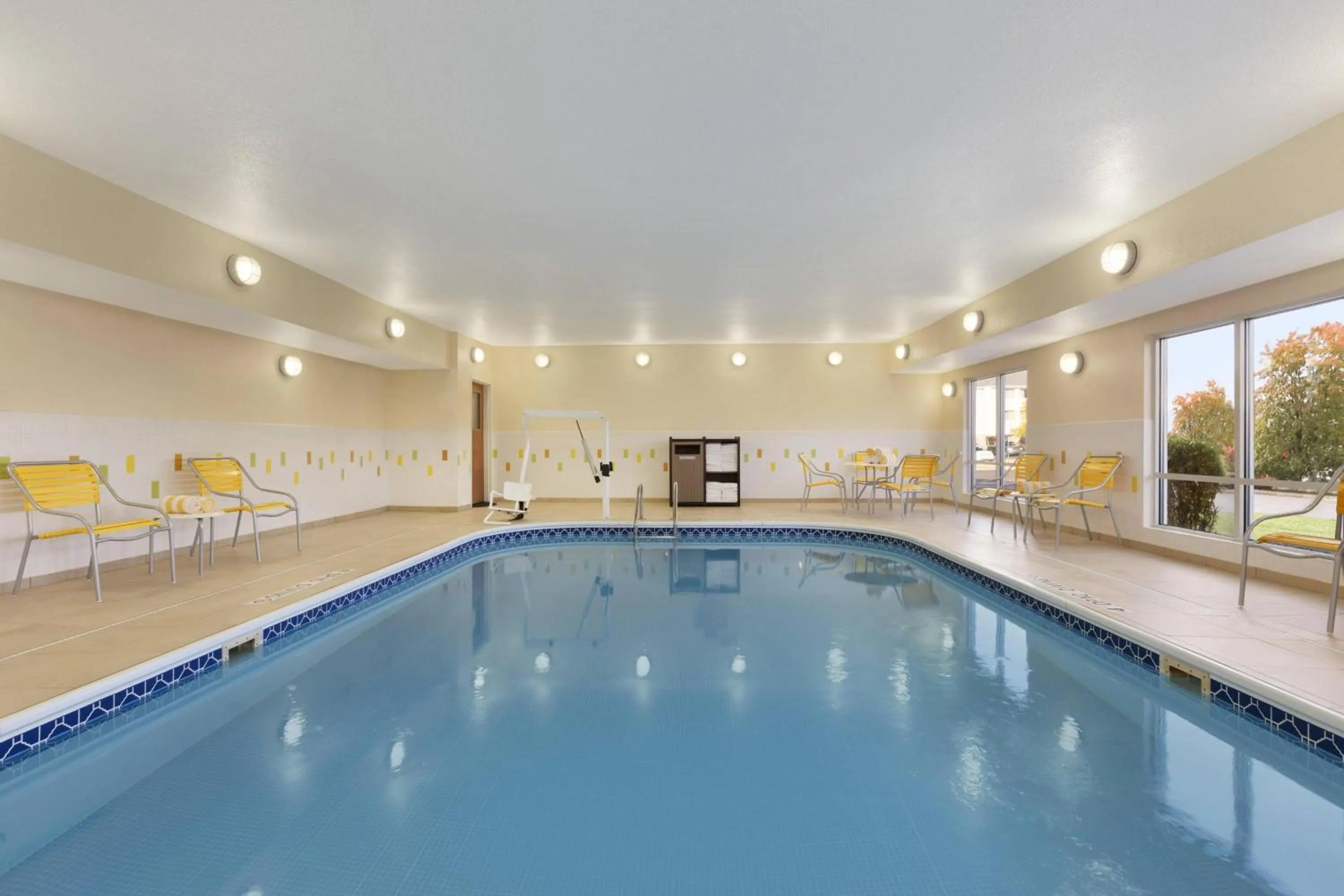 Swimming pool in Fairfield Inn Colorado Springs Air Force Academy