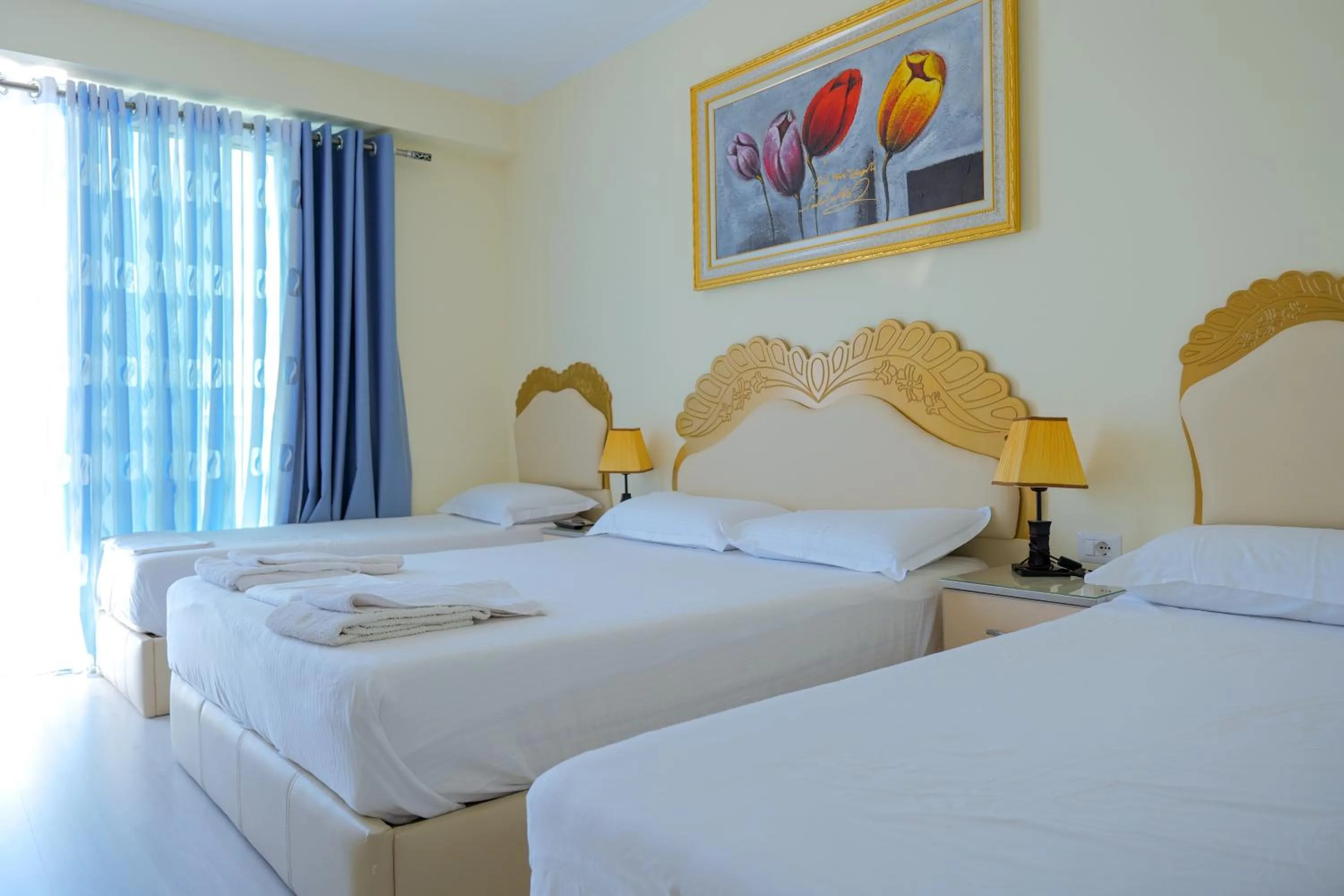 Bed in Republika Hotel