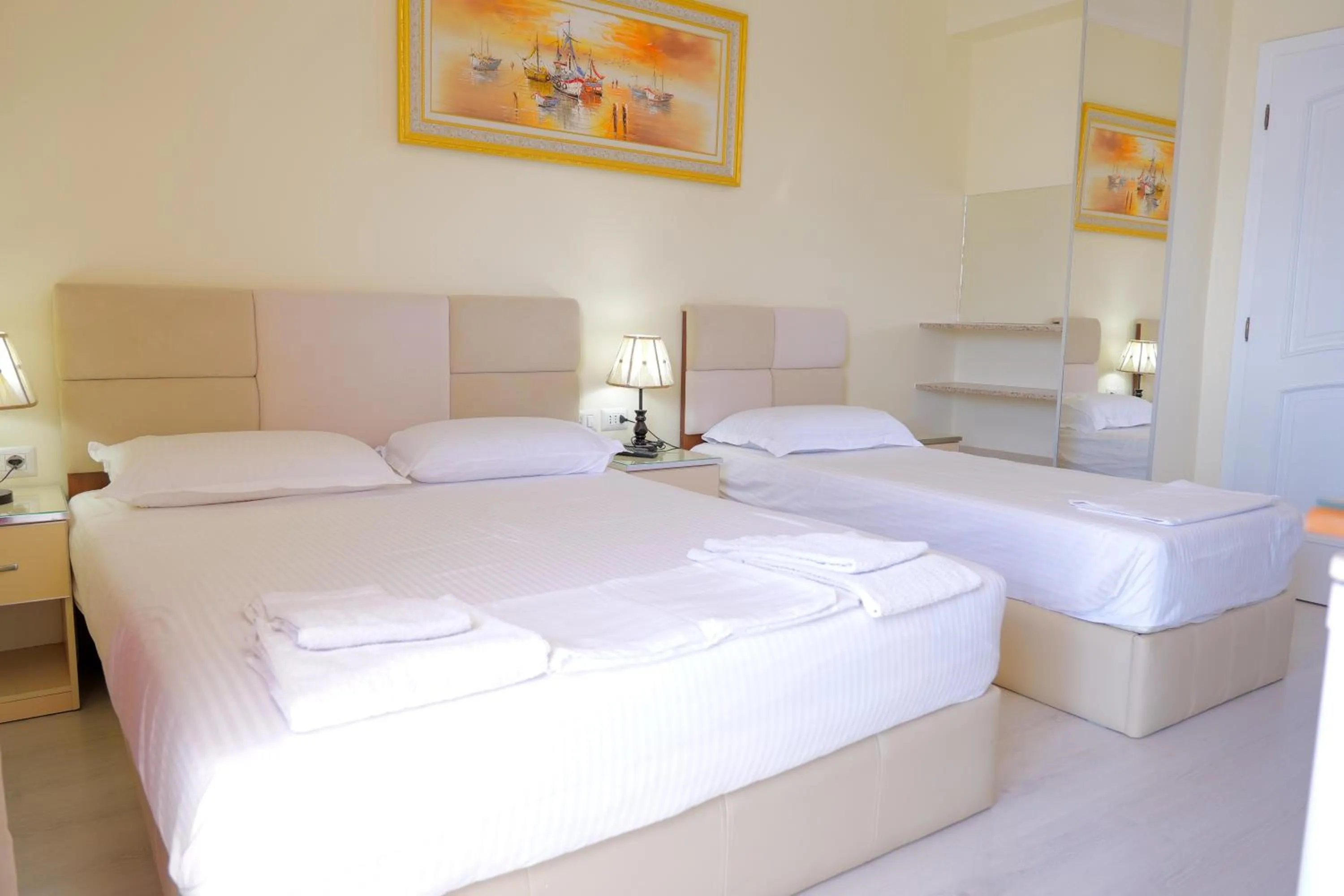 Bed in Republika Hotel