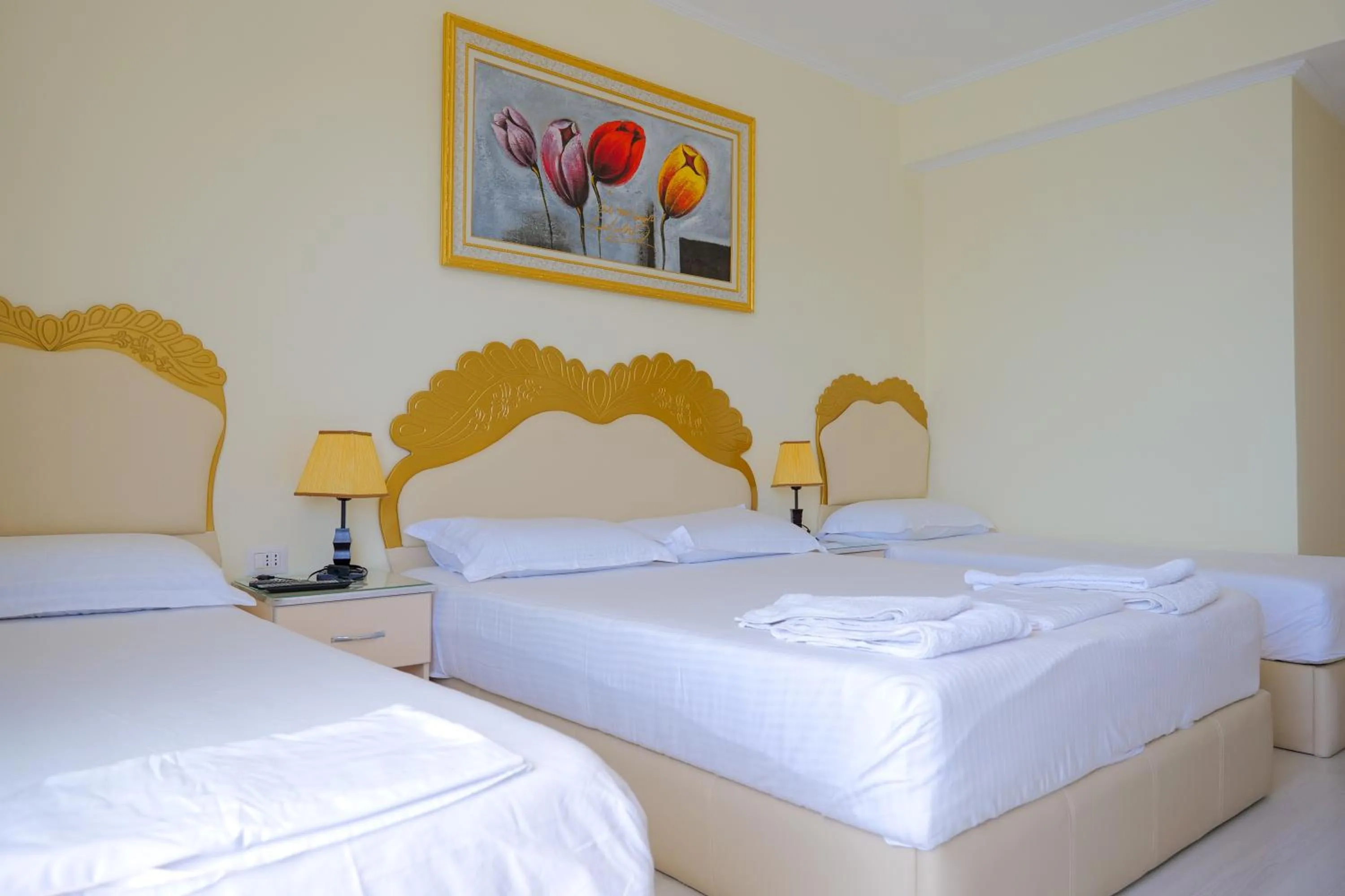 Bed in Republika Hotel