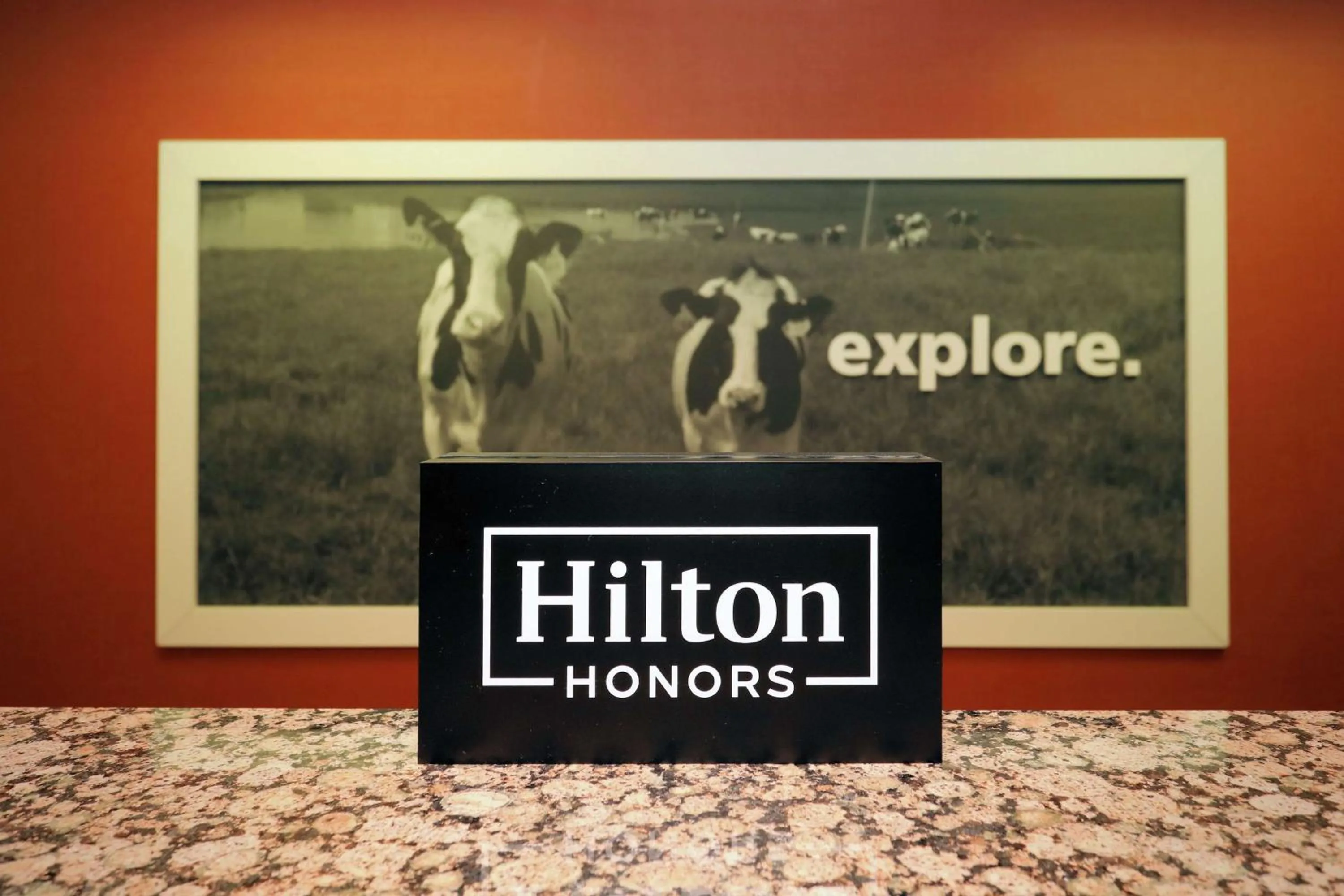 Lobby or reception in Hampton Inn Batavia