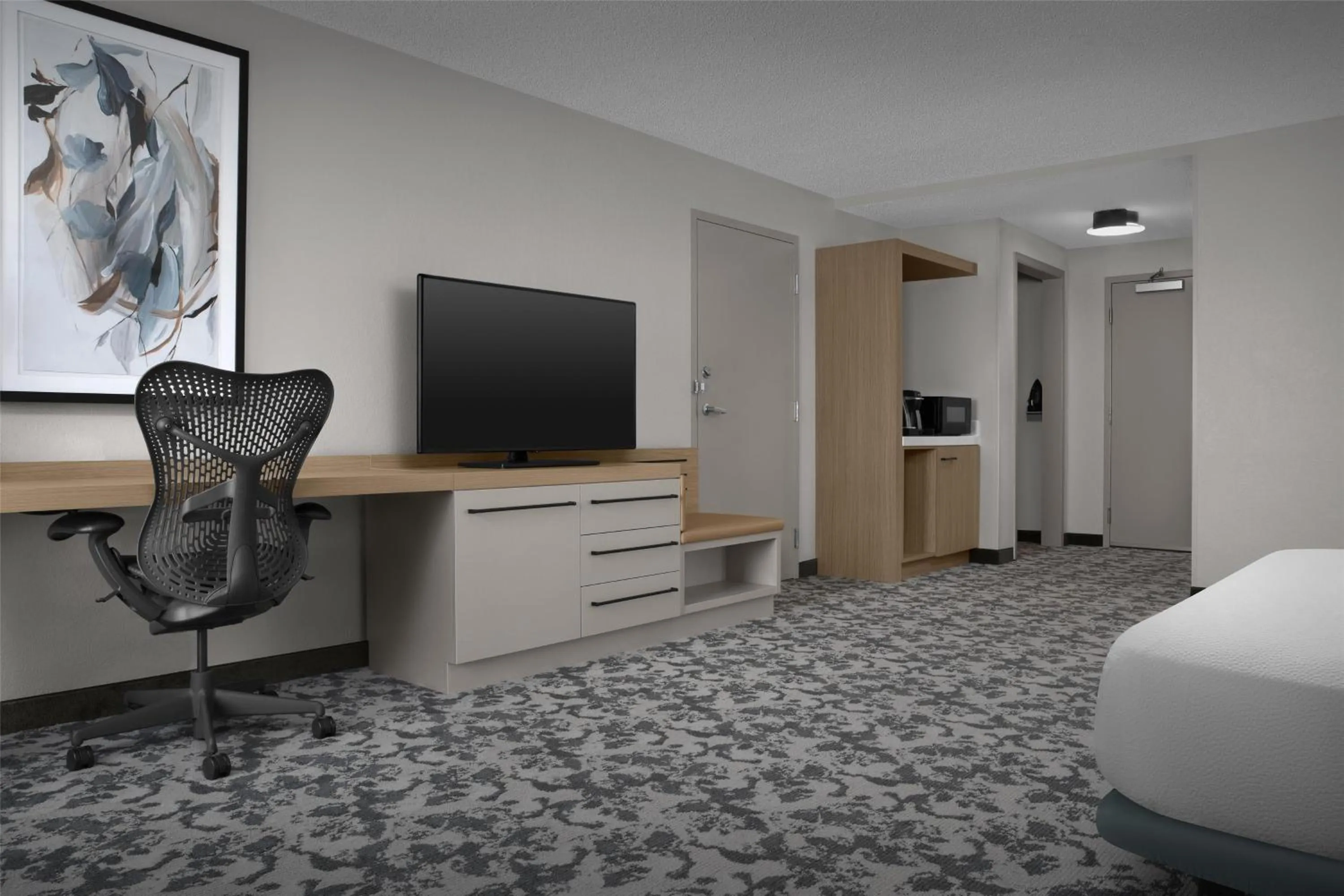 Bed in Hilton Garden Inn Auburn/Opelika