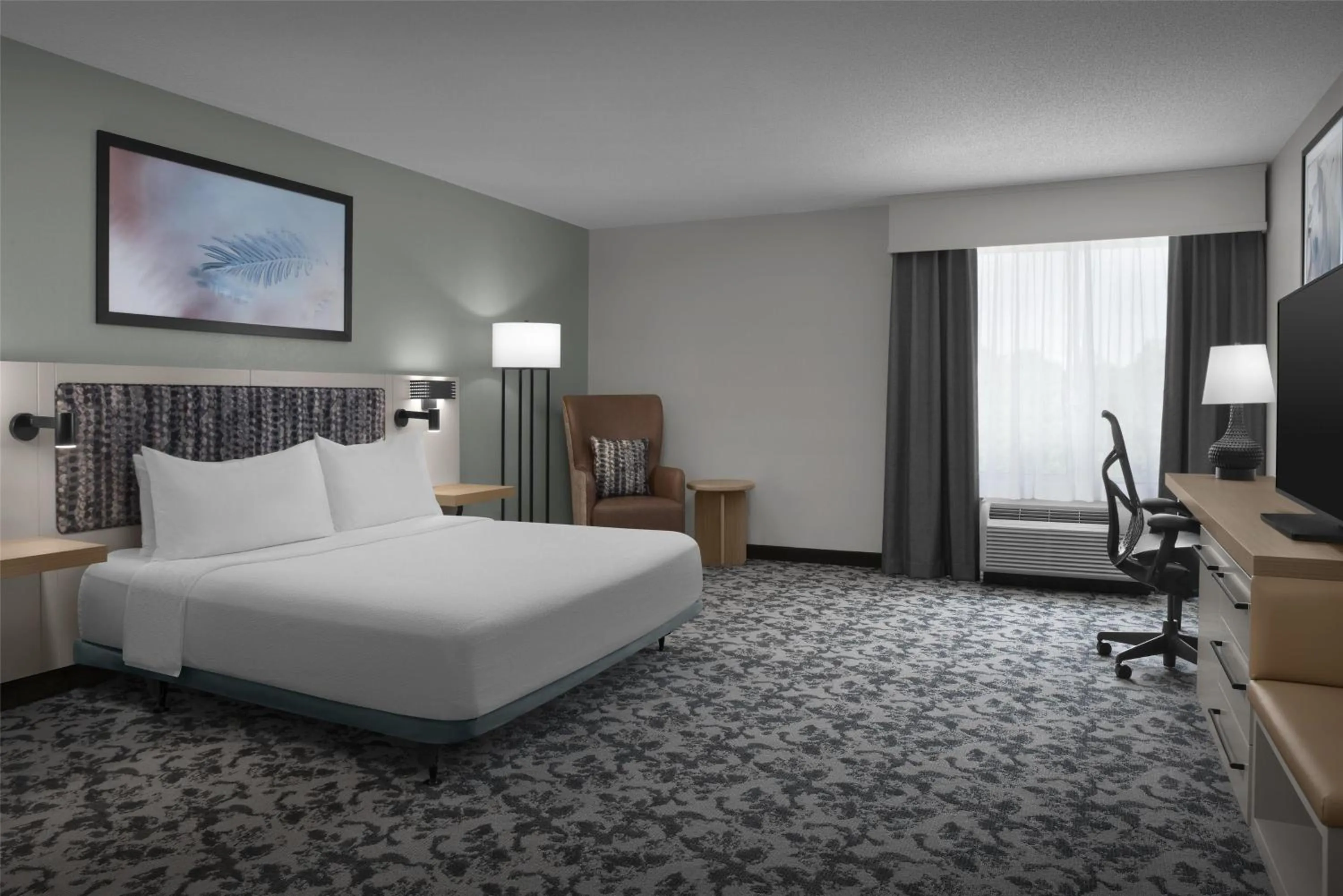 Bed in Hilton Garden Inn Auburn/Opelika