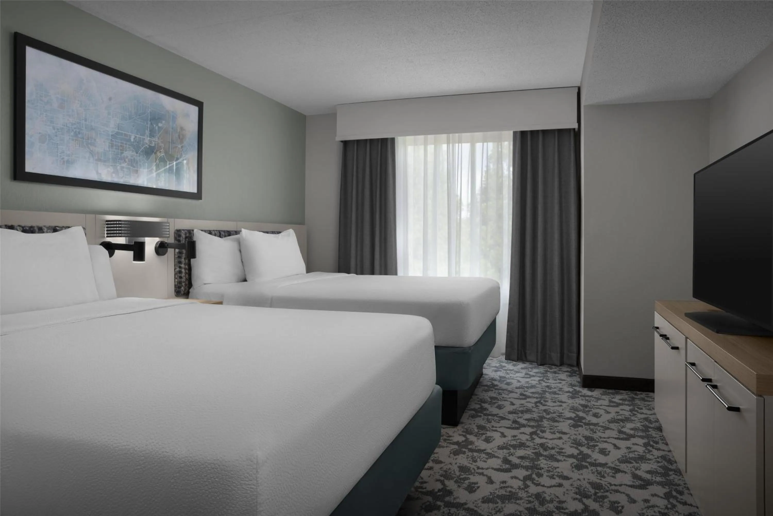 Bed in Hilton Garden Inn Auburn/Opelika