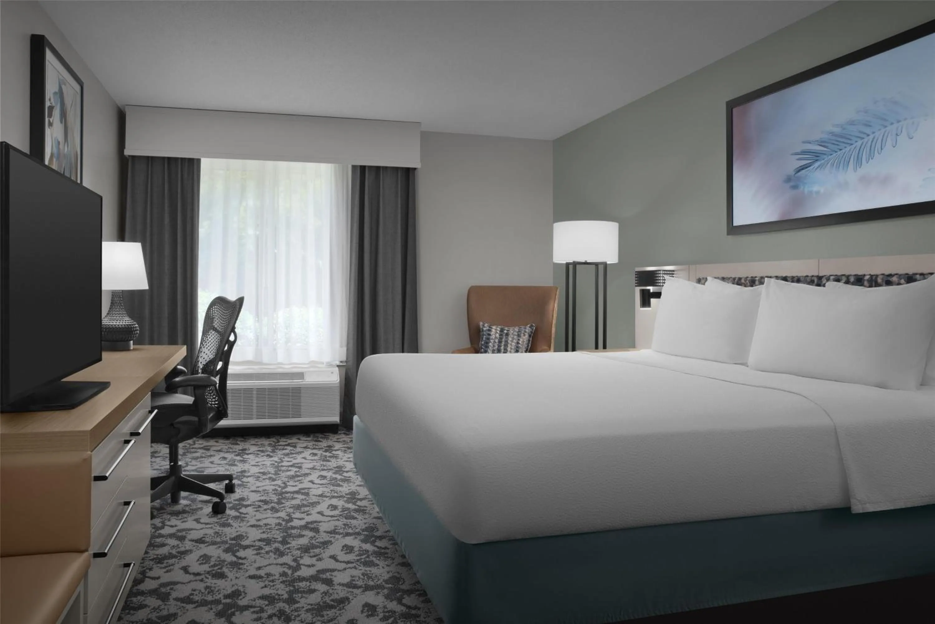 Bed in Hilton Garden Inn Auburn/Opelika