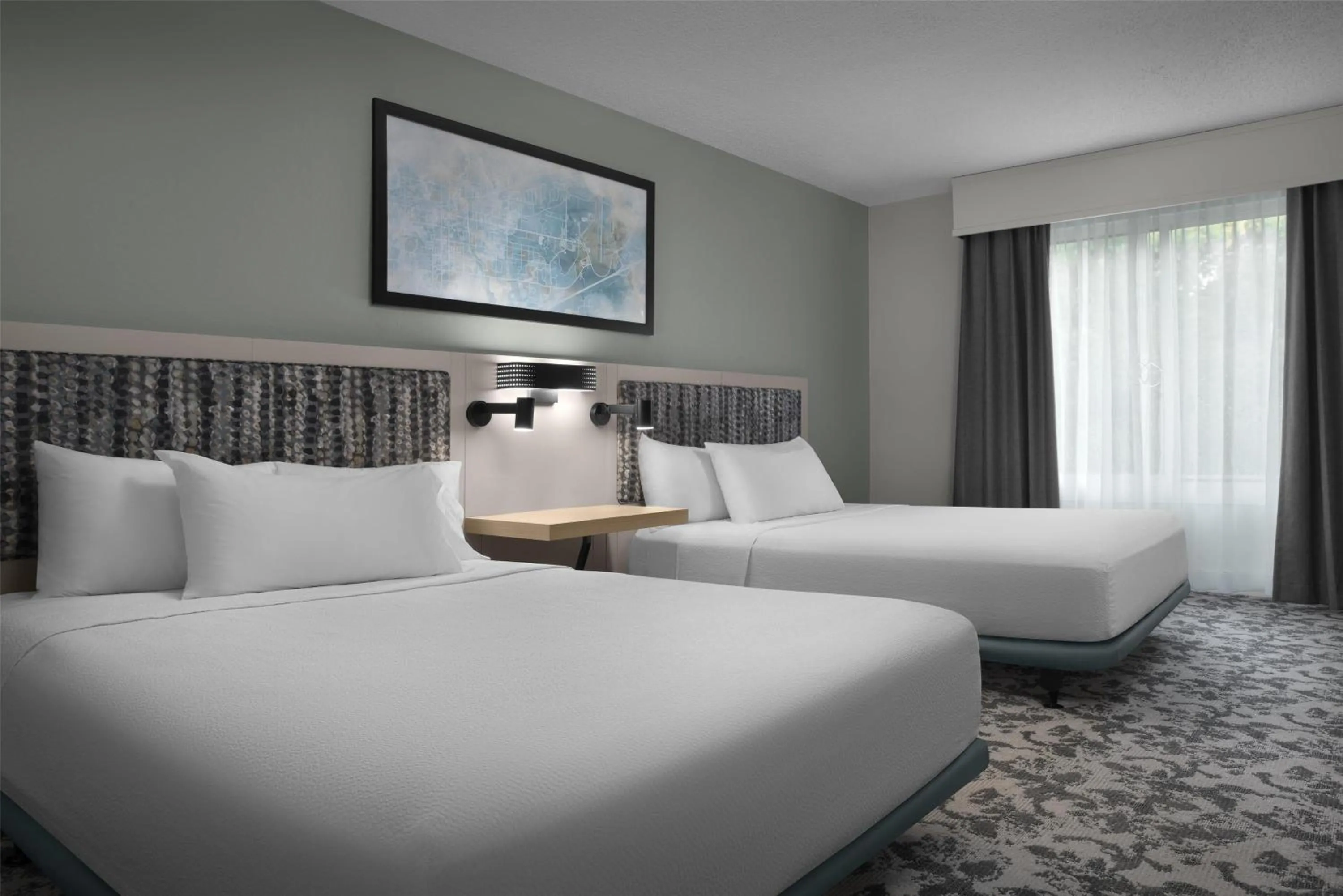 Bed in Hilton Garden Inn Auburn/Opelika