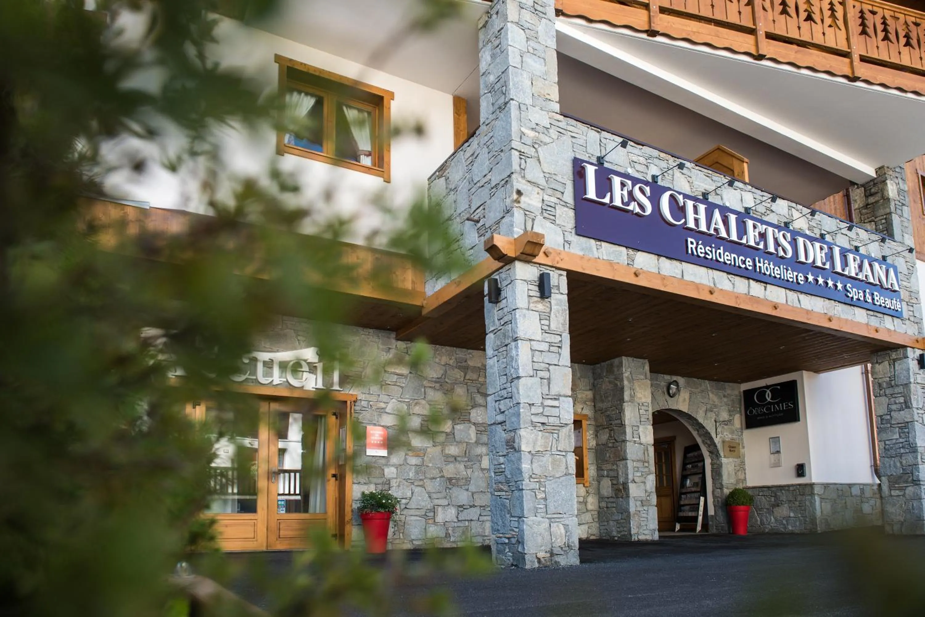 Facade/entrance in CGH Résidence Boutique Les Chalets de Léana