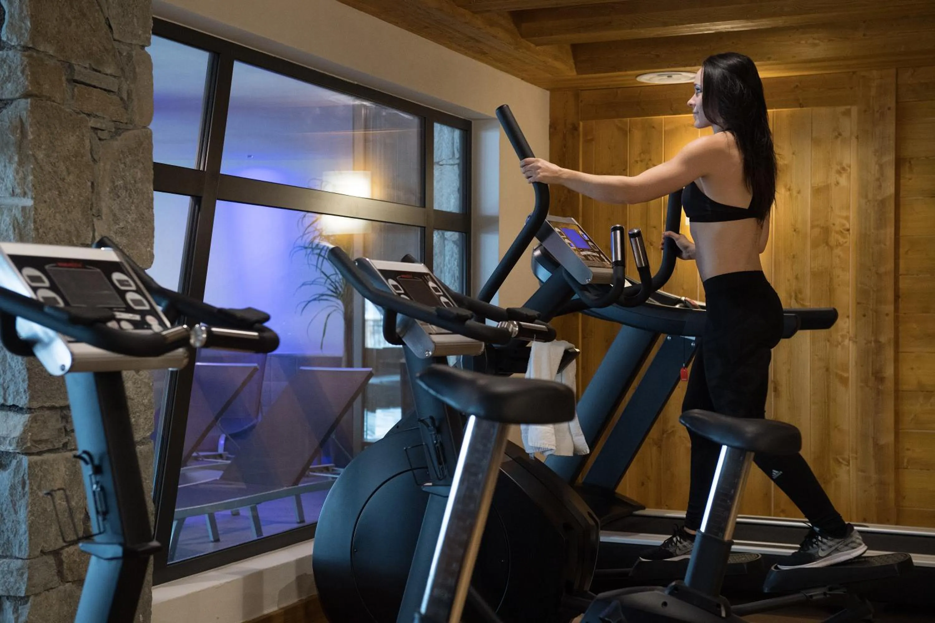 Fitness centre/facilities in CGH Résidence Boutique Les Chalets de Léana