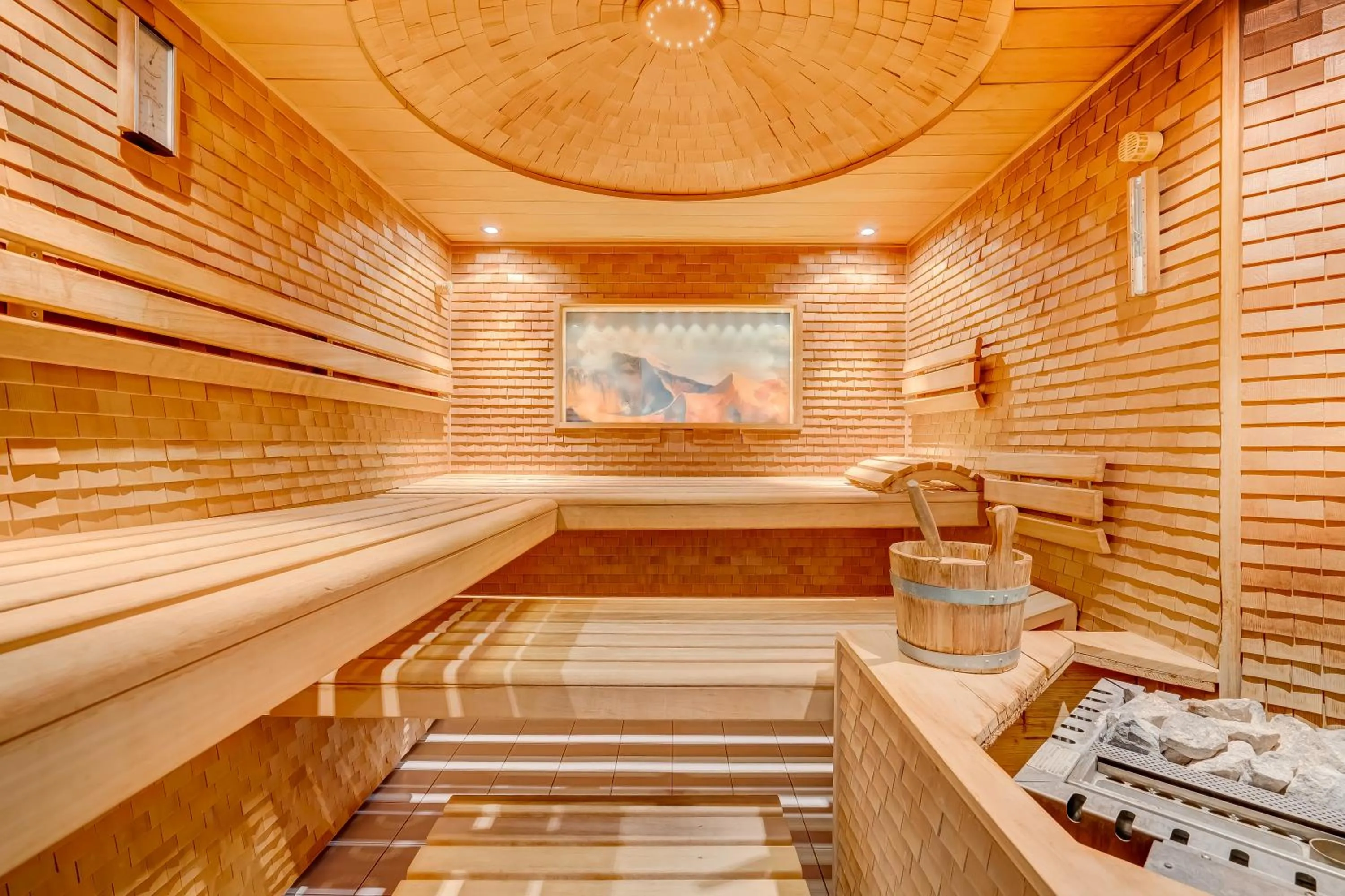 Sauna in Beausite Park Hotel & Spa