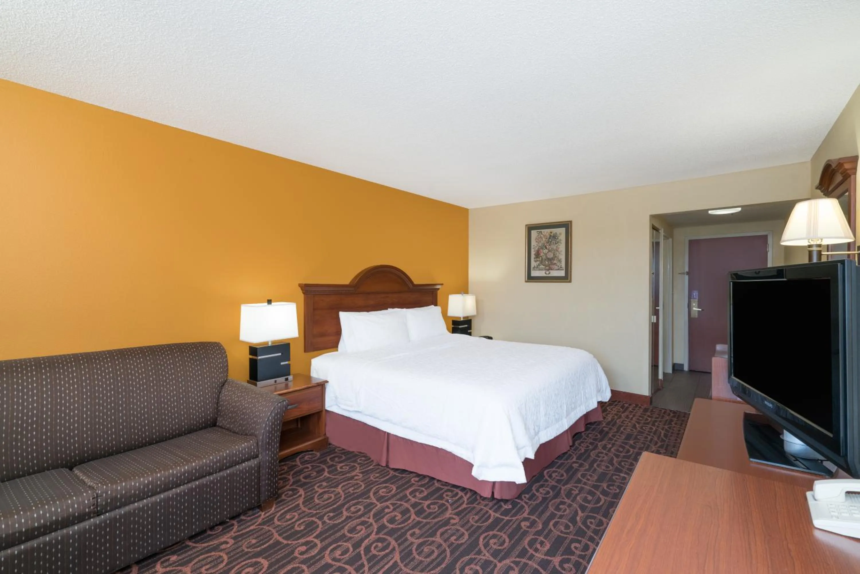 King Study with Sofa Bed - Non-Smoking  in Hamilton Inn Birmingham-Bessemer