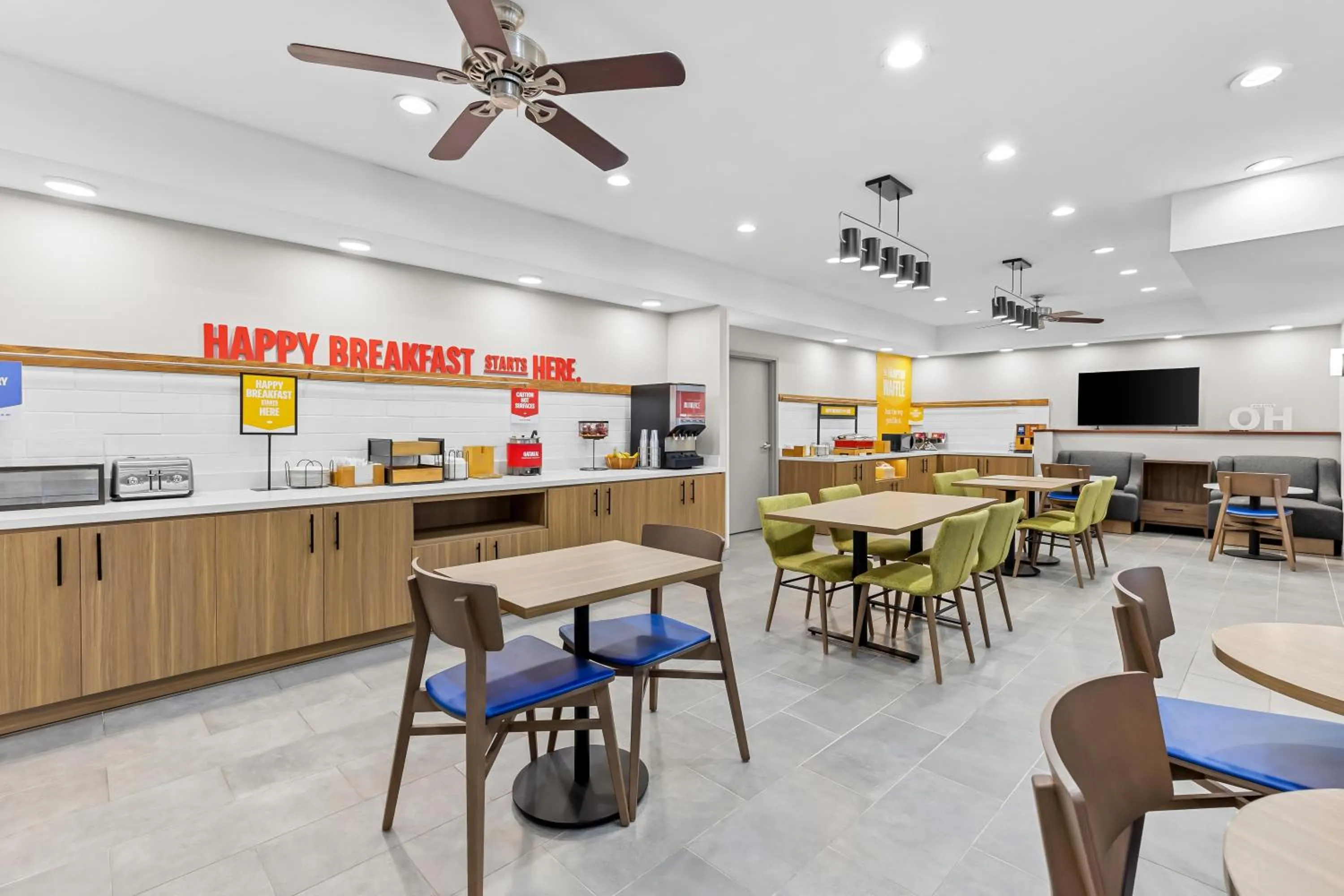 Breakfast in Hampton Inn Akron-Fairlawn