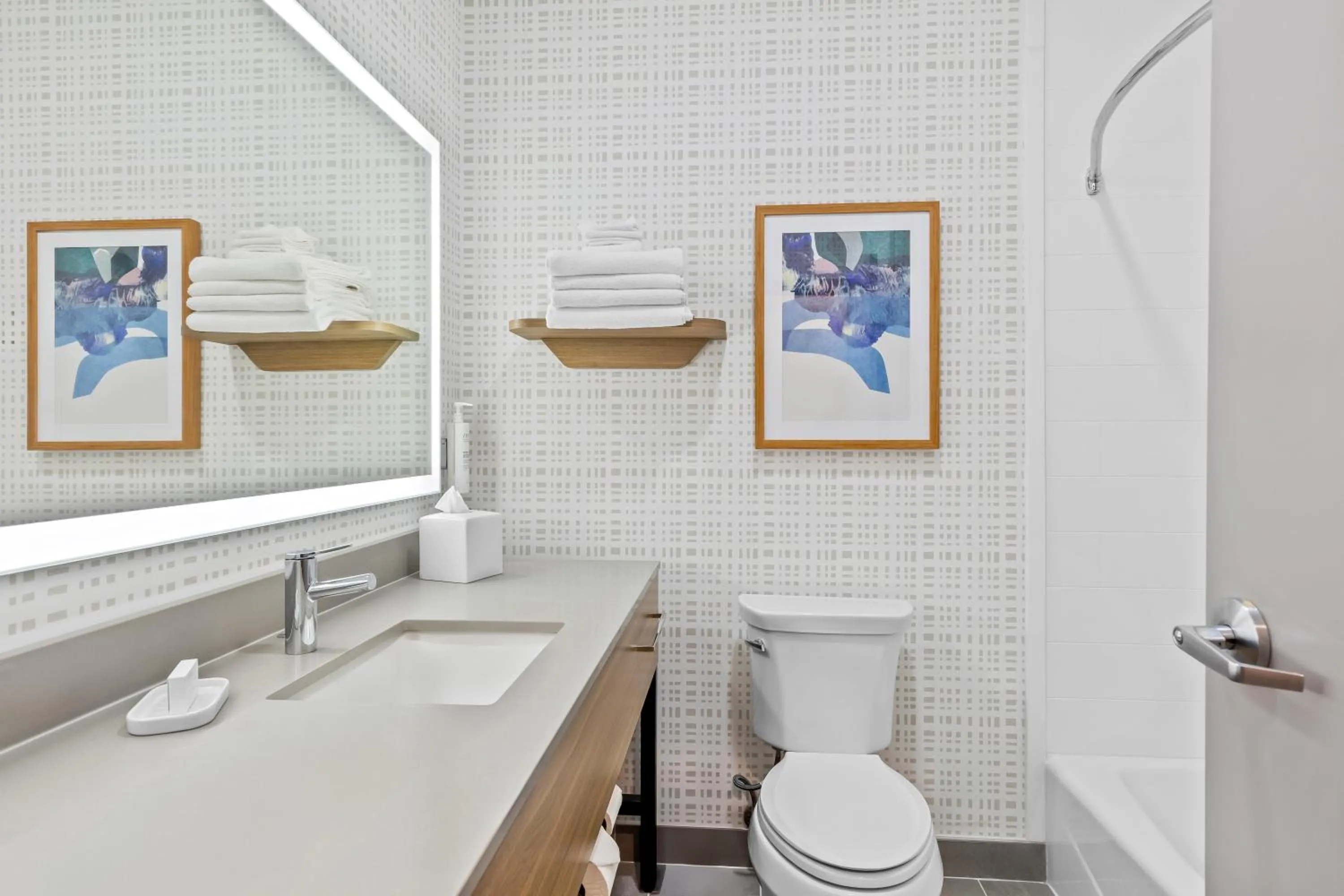 Bathroom in Hampton Inn Akron-Fairlawn