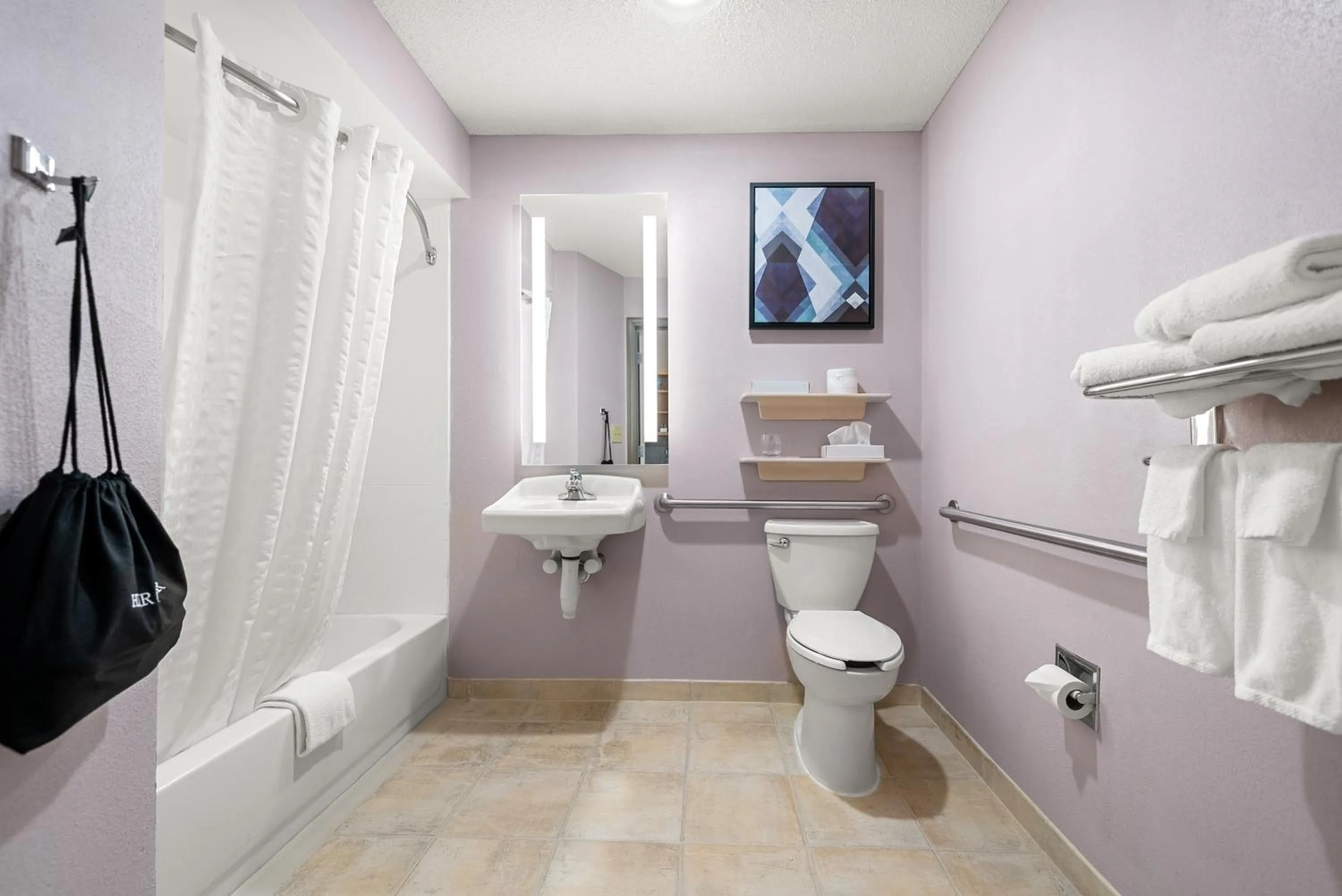 Bathroom in Candlewood Suites Bordentown-Trenton by IHG