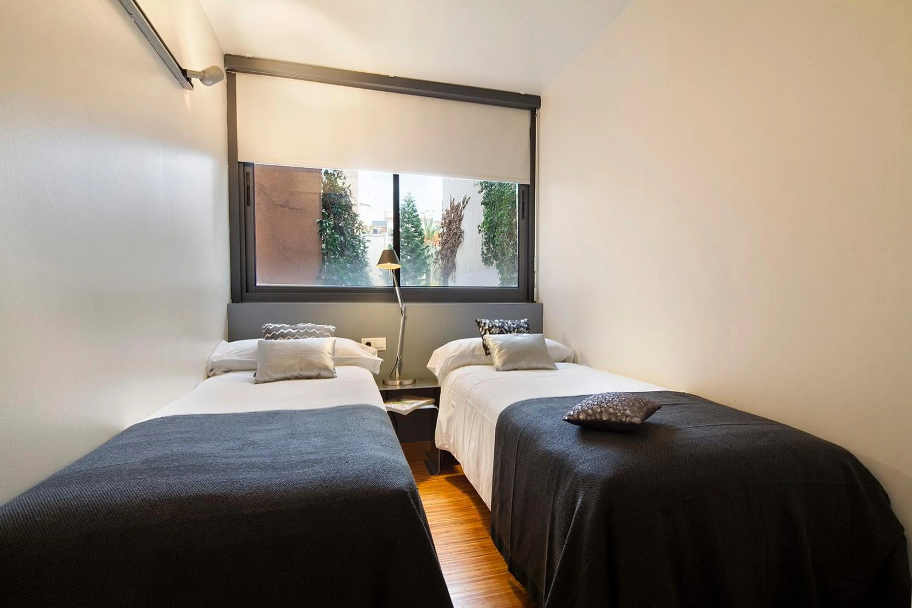 Bedroom, Bed in Apartment Barcelona Rentals - Park Güell Apartments