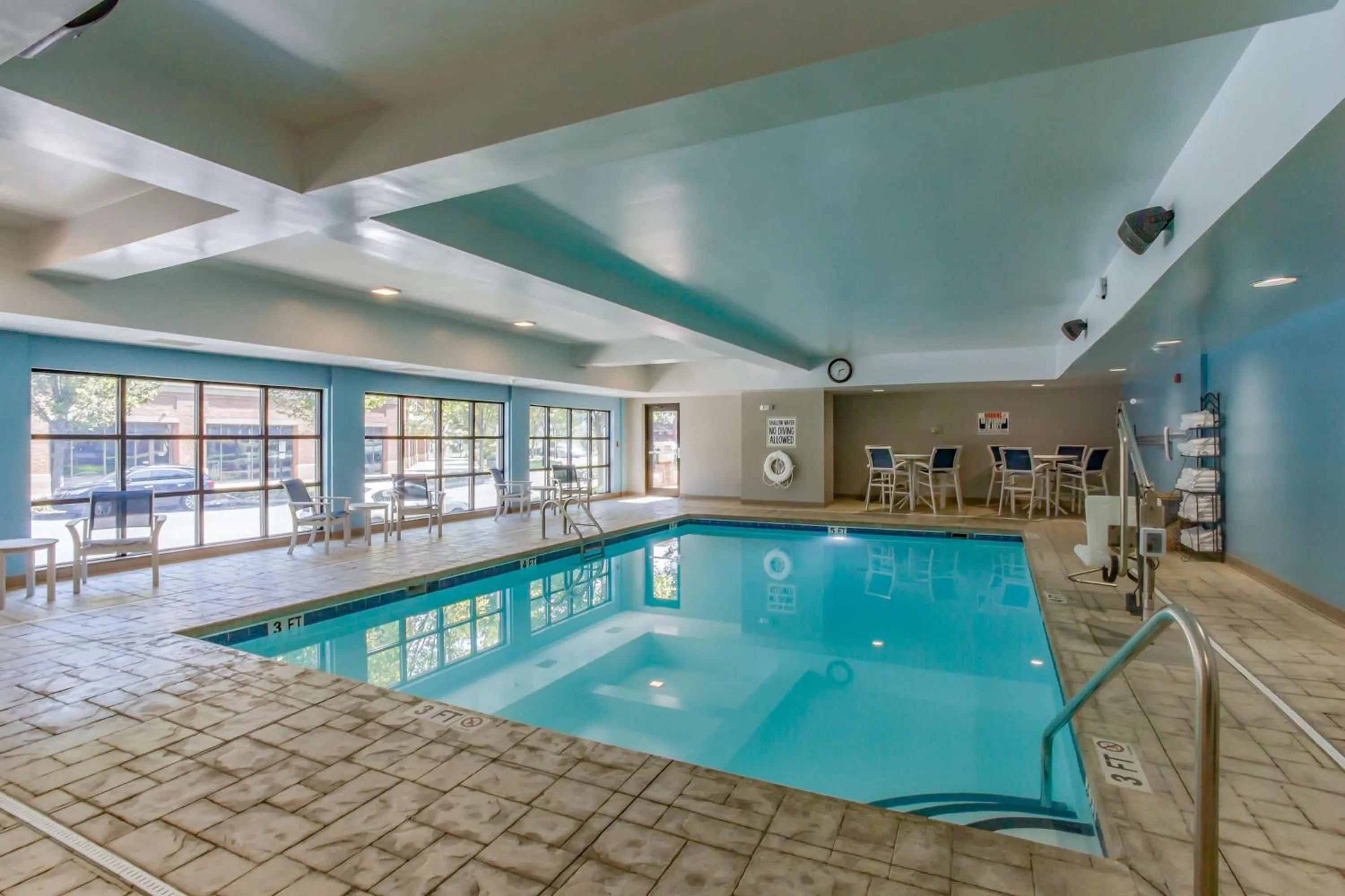 Pool view in Homewood Suites by Hilton Davidson