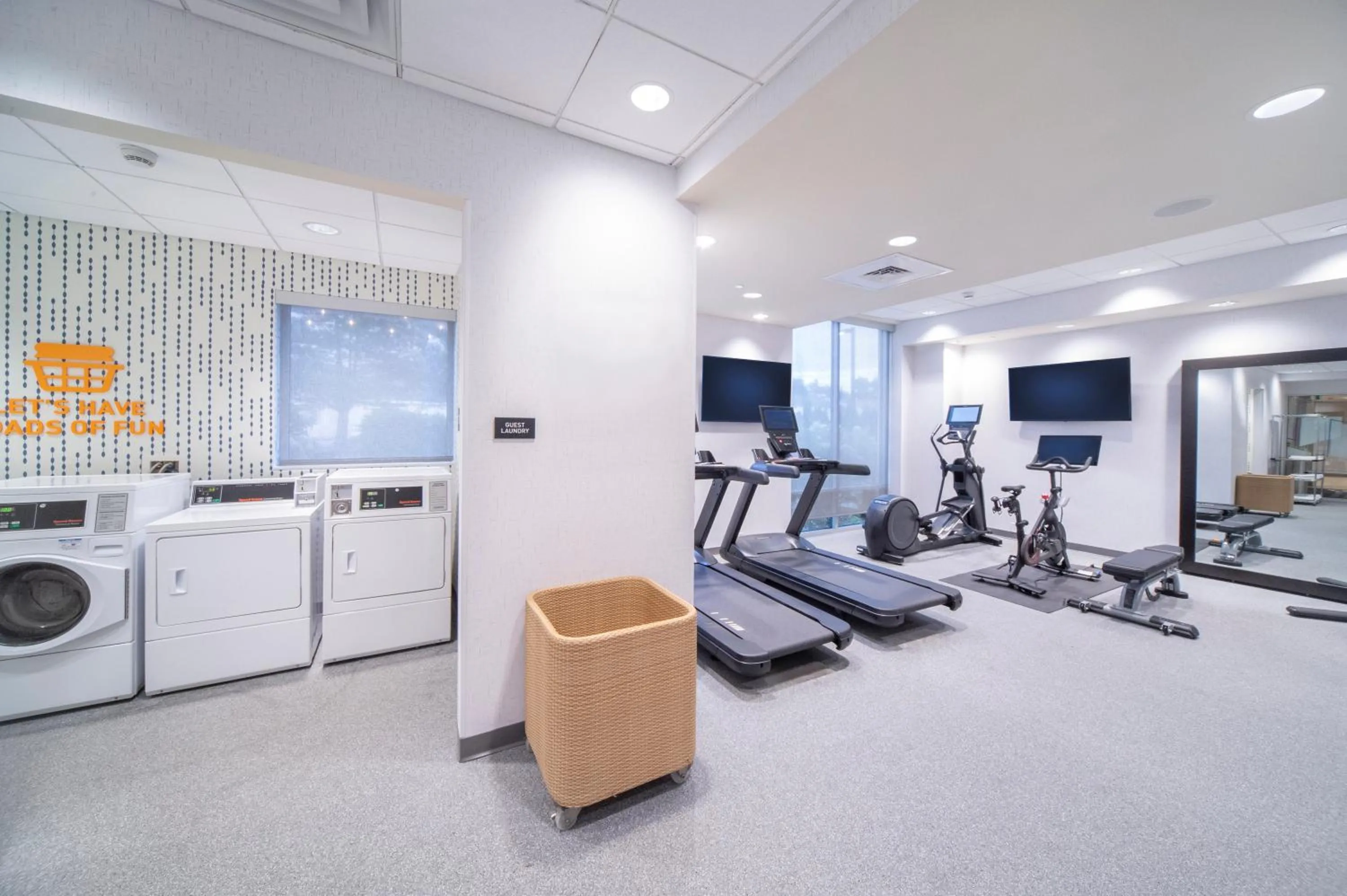 Fitness centre/facilities in Home2 Suites by Hilton Saratoga Malta