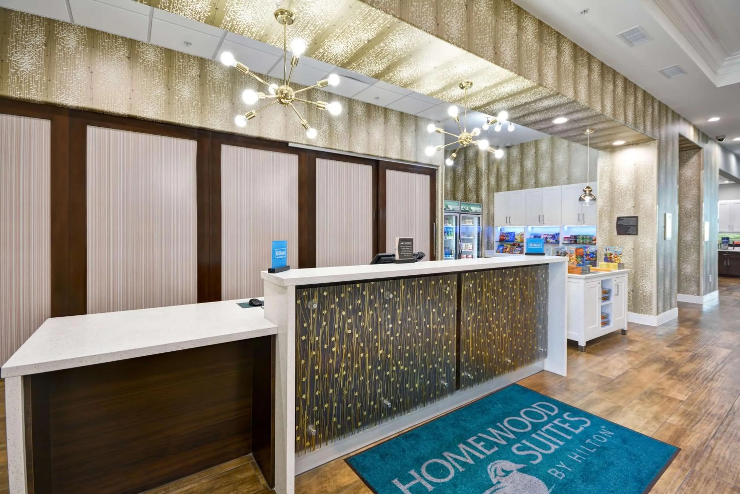 Lobby or reception in Homewood Suites By Hilton Galveston