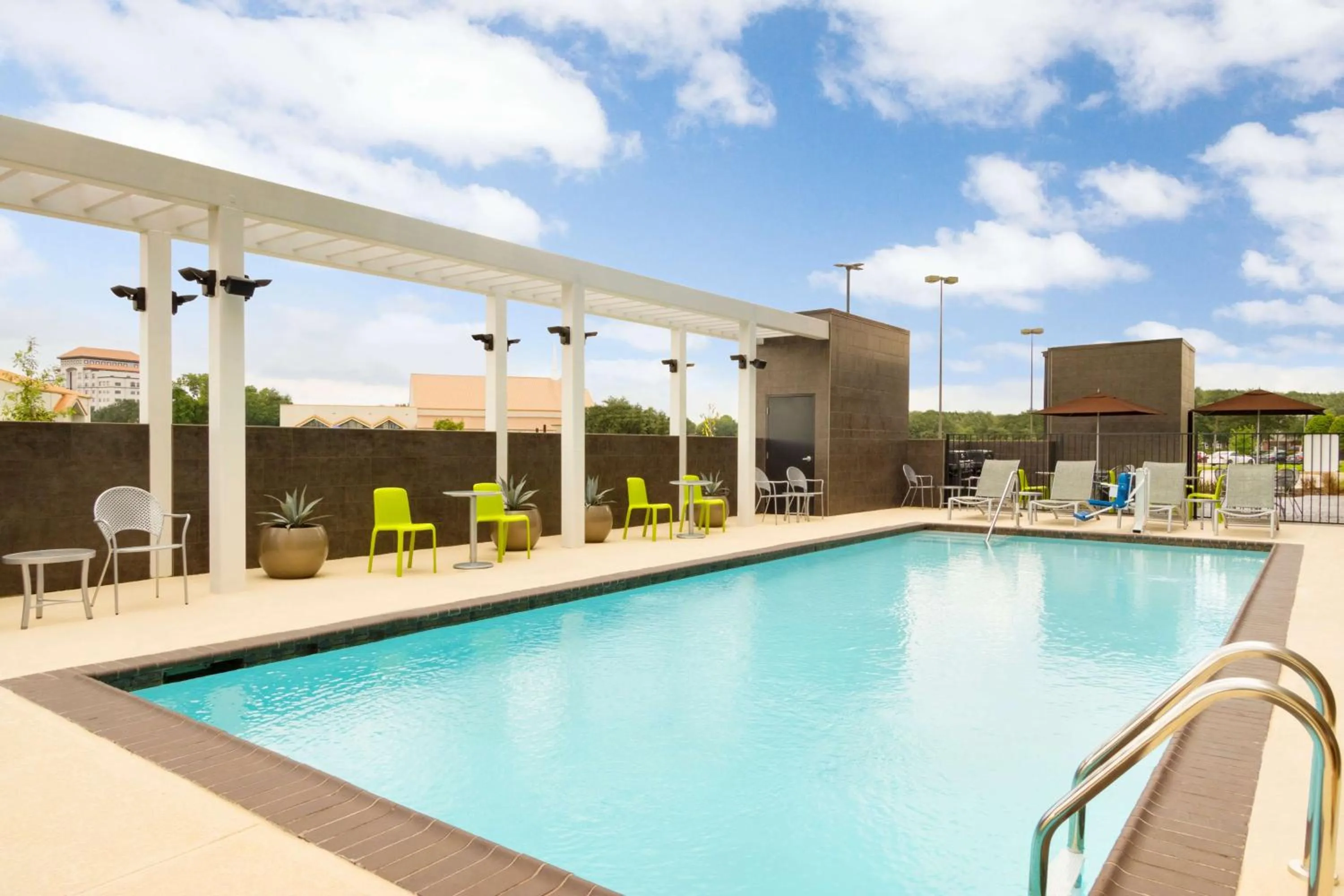 Pool view in Home2 Suites by Hilton Houston Stafford - Sugar Land