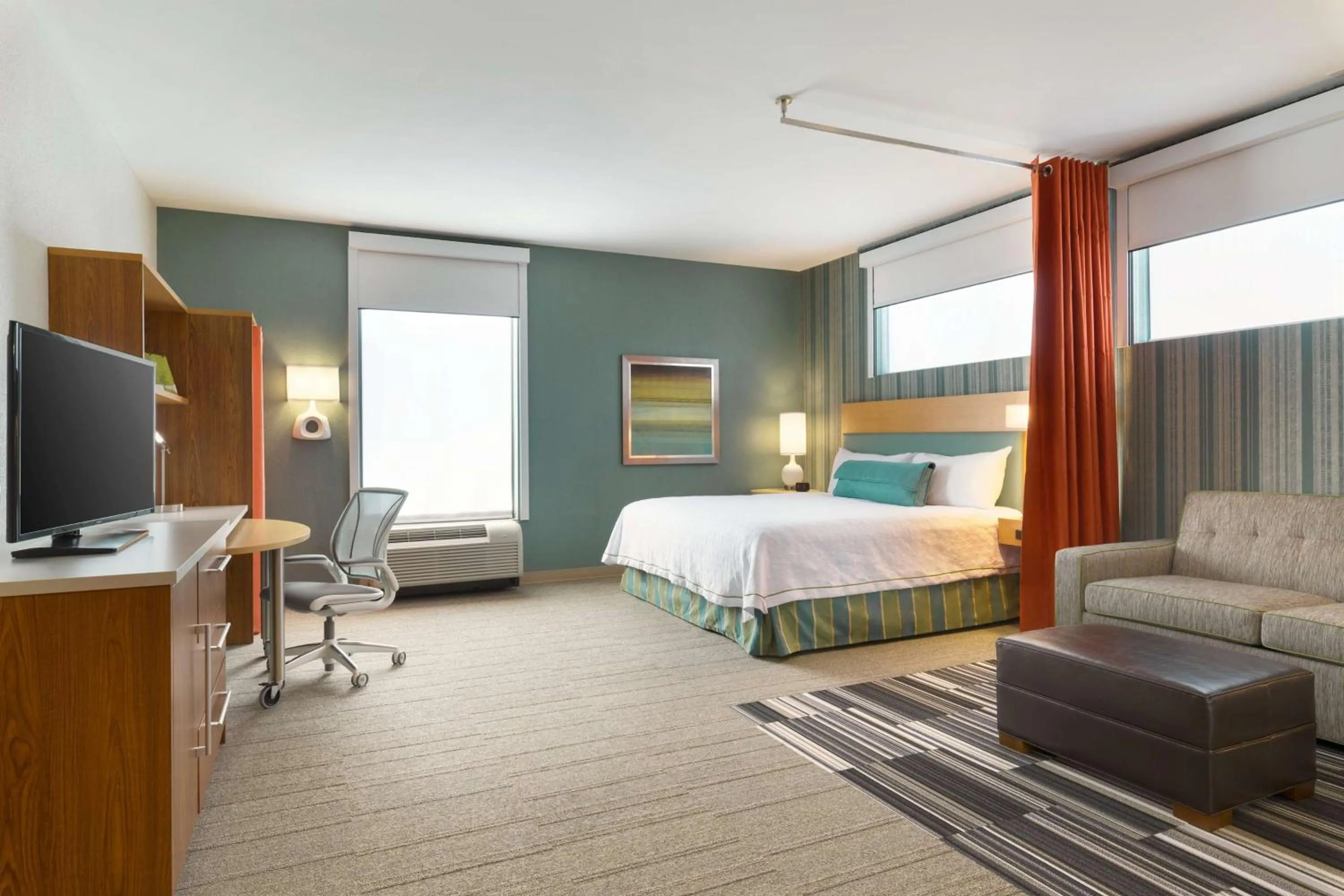 Bedroom, Bed in Home2 Suites by Hilton Downingtown Exton Route 30