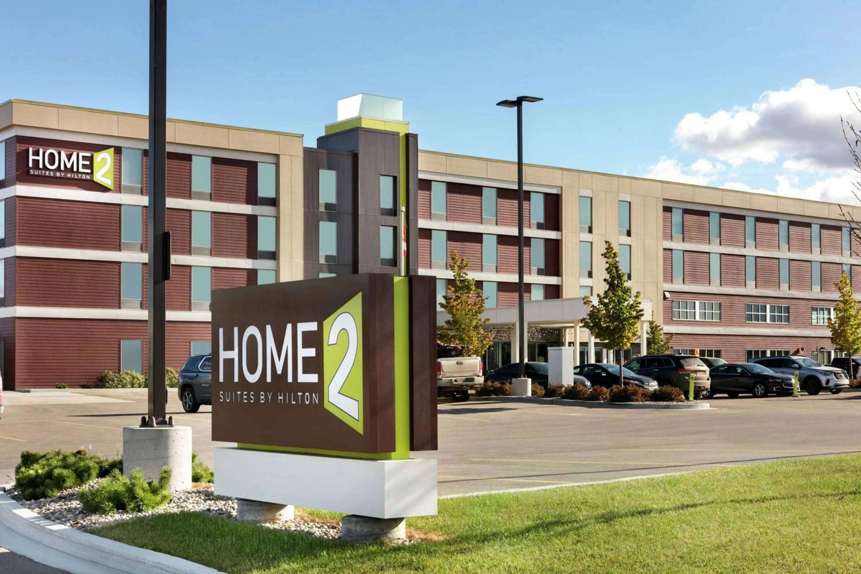 Property building in Home2 Suites by Hilton Fort St. John